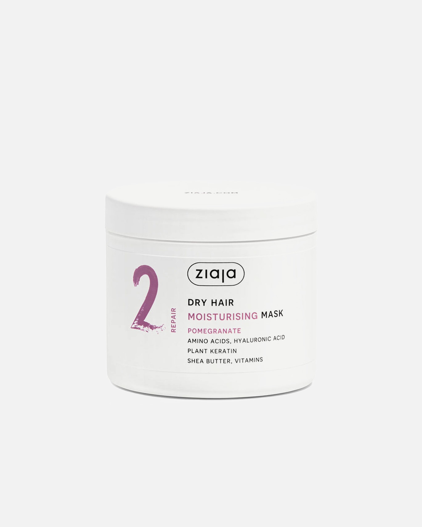 Haarmaske für Unisex Ziaja PLANT ESSENTIALS Granatapfel feuchtigkeitsspendende Haarmaske 350 ml