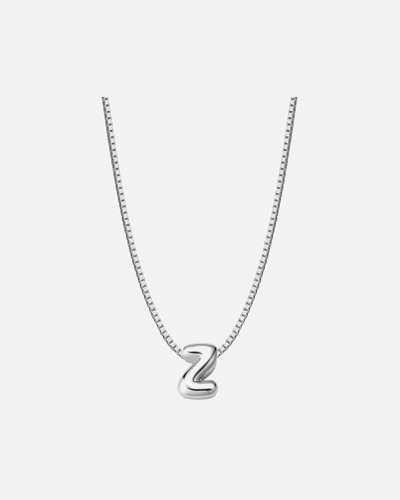 Halskette für Weiblich Glanzstücke München Halskette Buchstabe Z aus Sterling Silber in silber 40,0 cm Basiskette + 5,0 cm Verlängerung