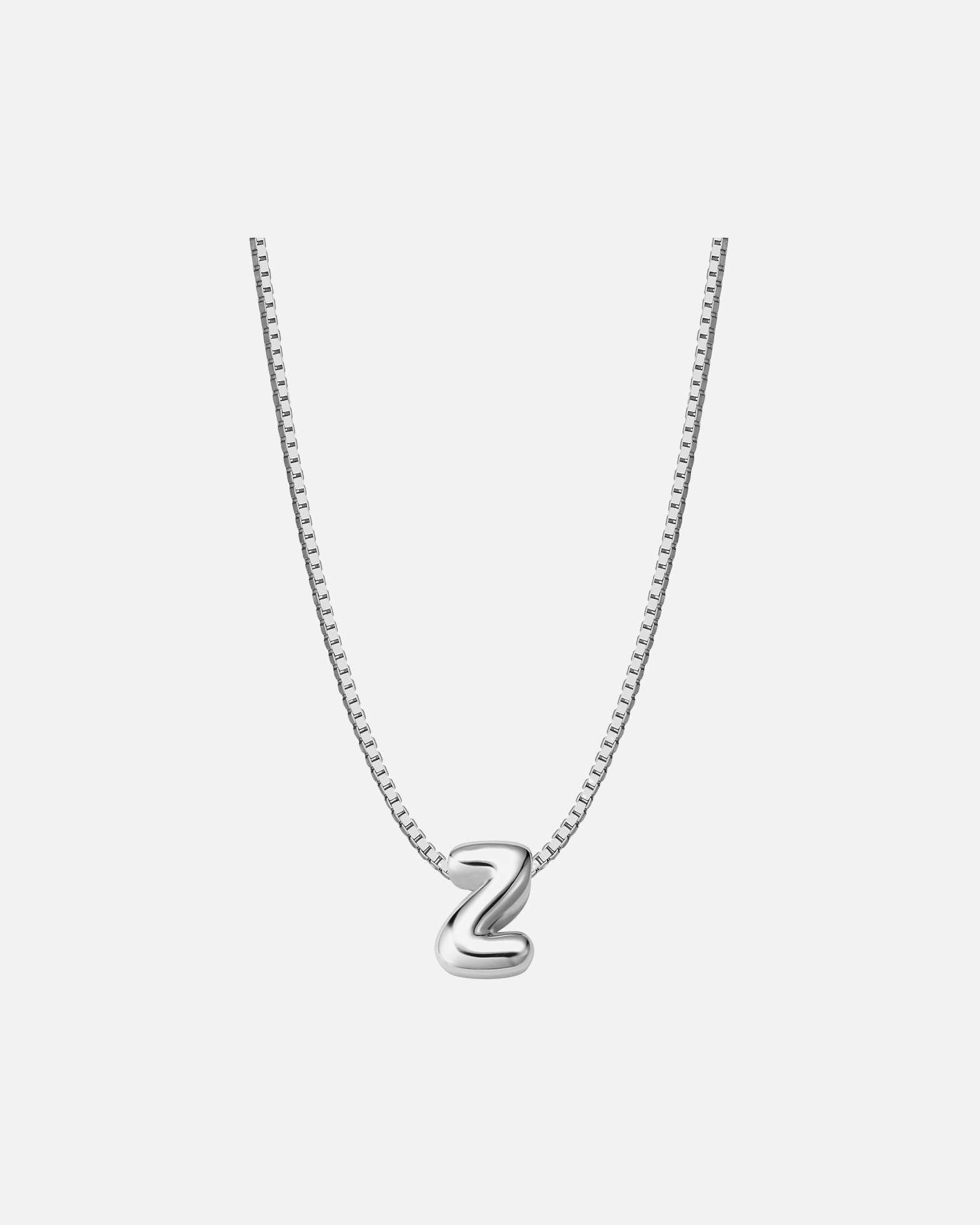 Halskette für Weiblich Glanzstücke München Halskette Buchstabe Z aus Sterling Silber in silber 40,0 cm Basiskette + 5,0 cm Verlängerung