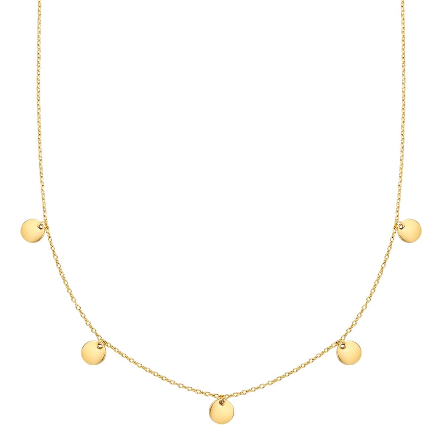 Eastside Halskette aus Edelstahl in Gelbgold 40,0 cm Basiskette + 5,0 Verlängerung Damen