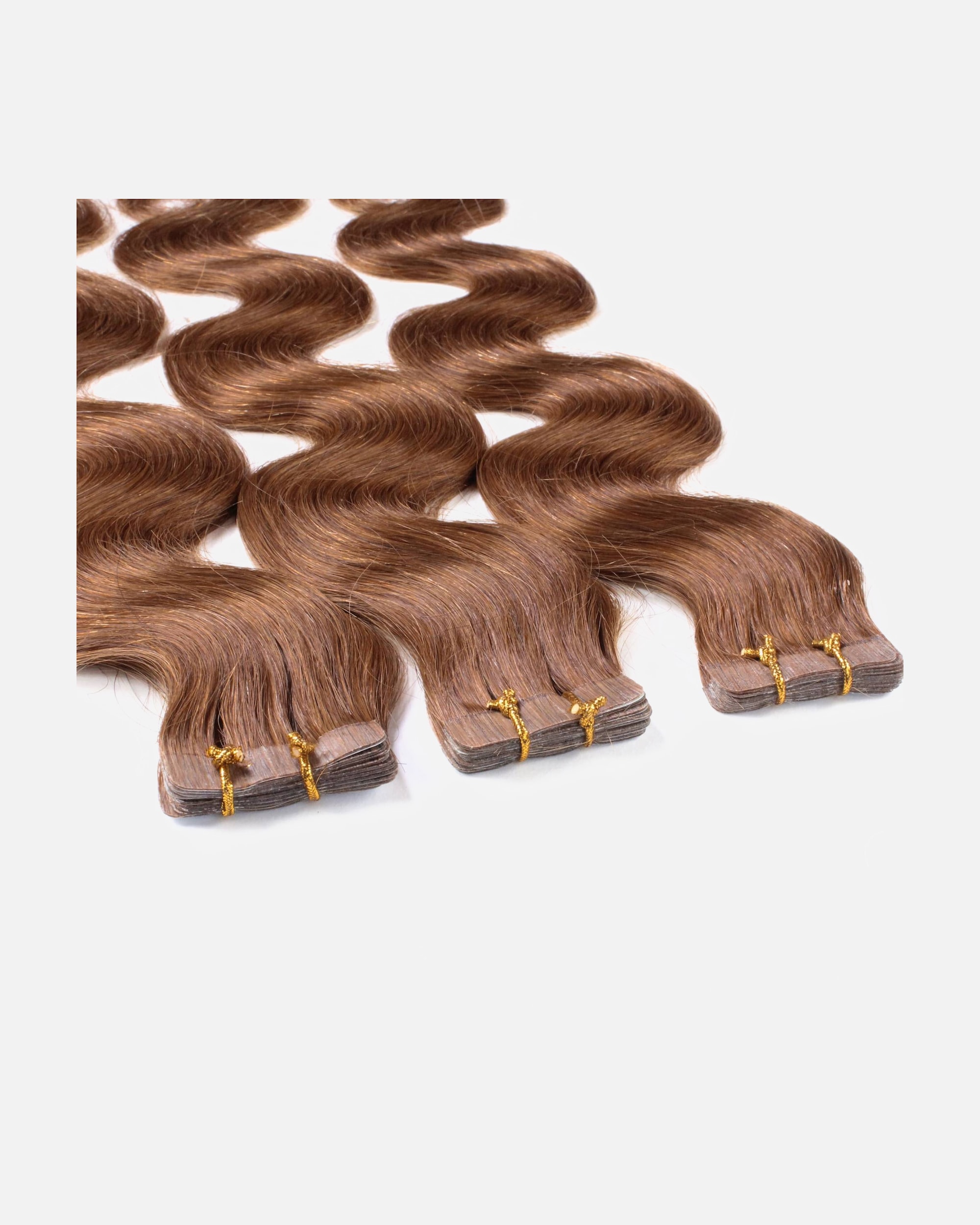 Extensions für Weiblich hair2heart Tape Extensions Echthaar #8/03 Hellblond Natur-Gold 60cm