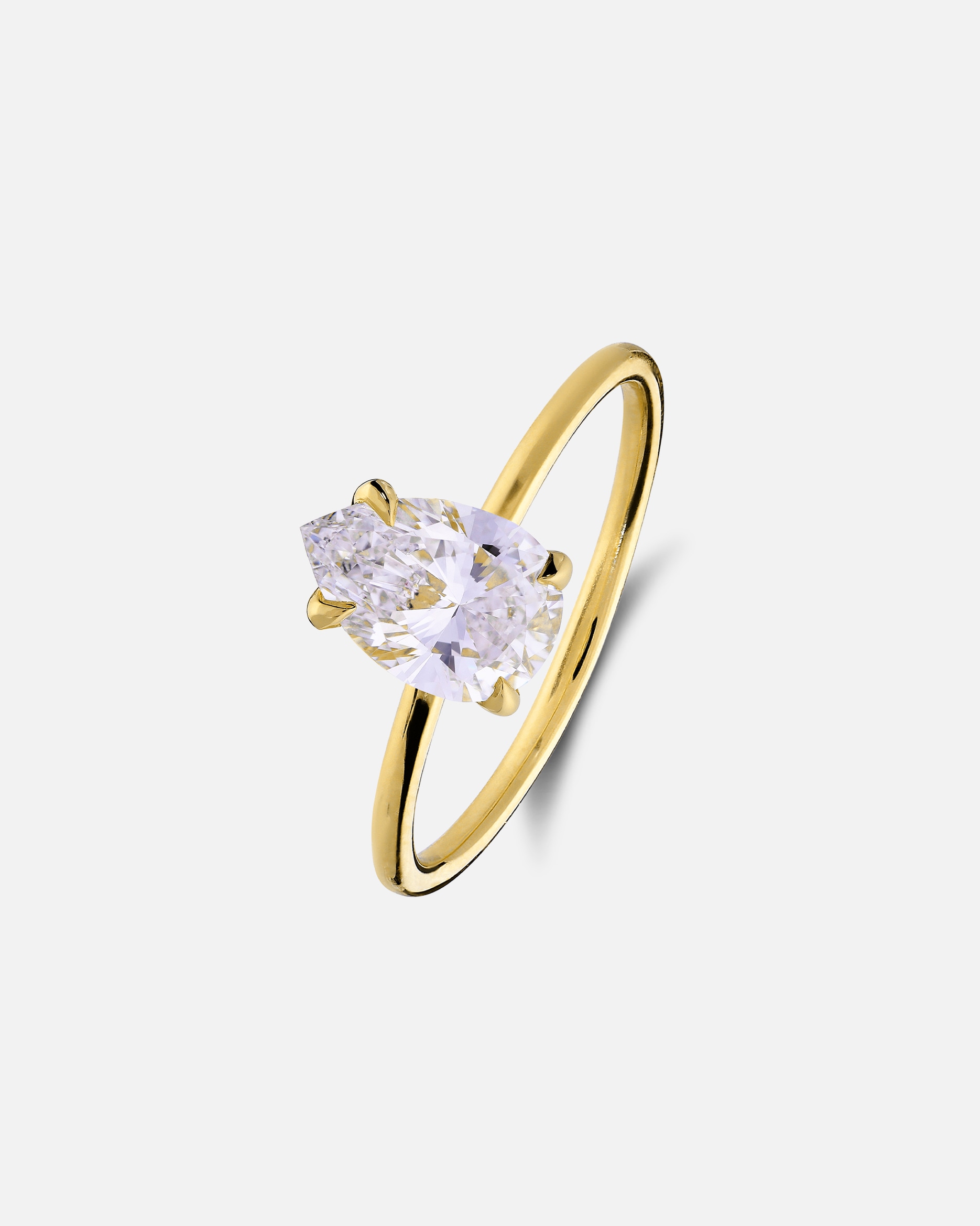 Ring für Weiblich Lucardi Ring - 585 Gold 53mm