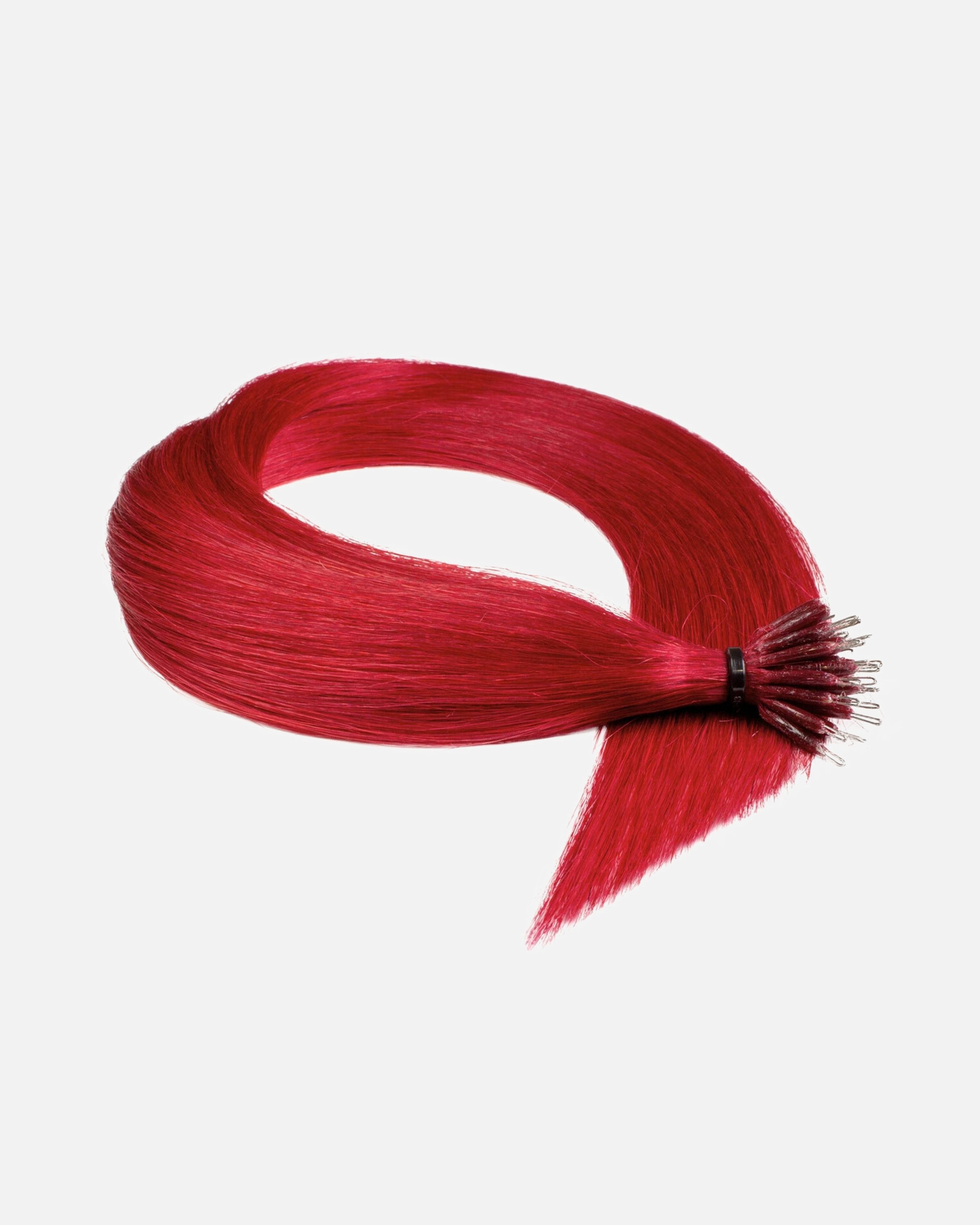 Extensions für Weiblich hair2heart Nanoring Extensions Premium Echthaar #0/44 Rot-Intensiv 0,8g 50cm