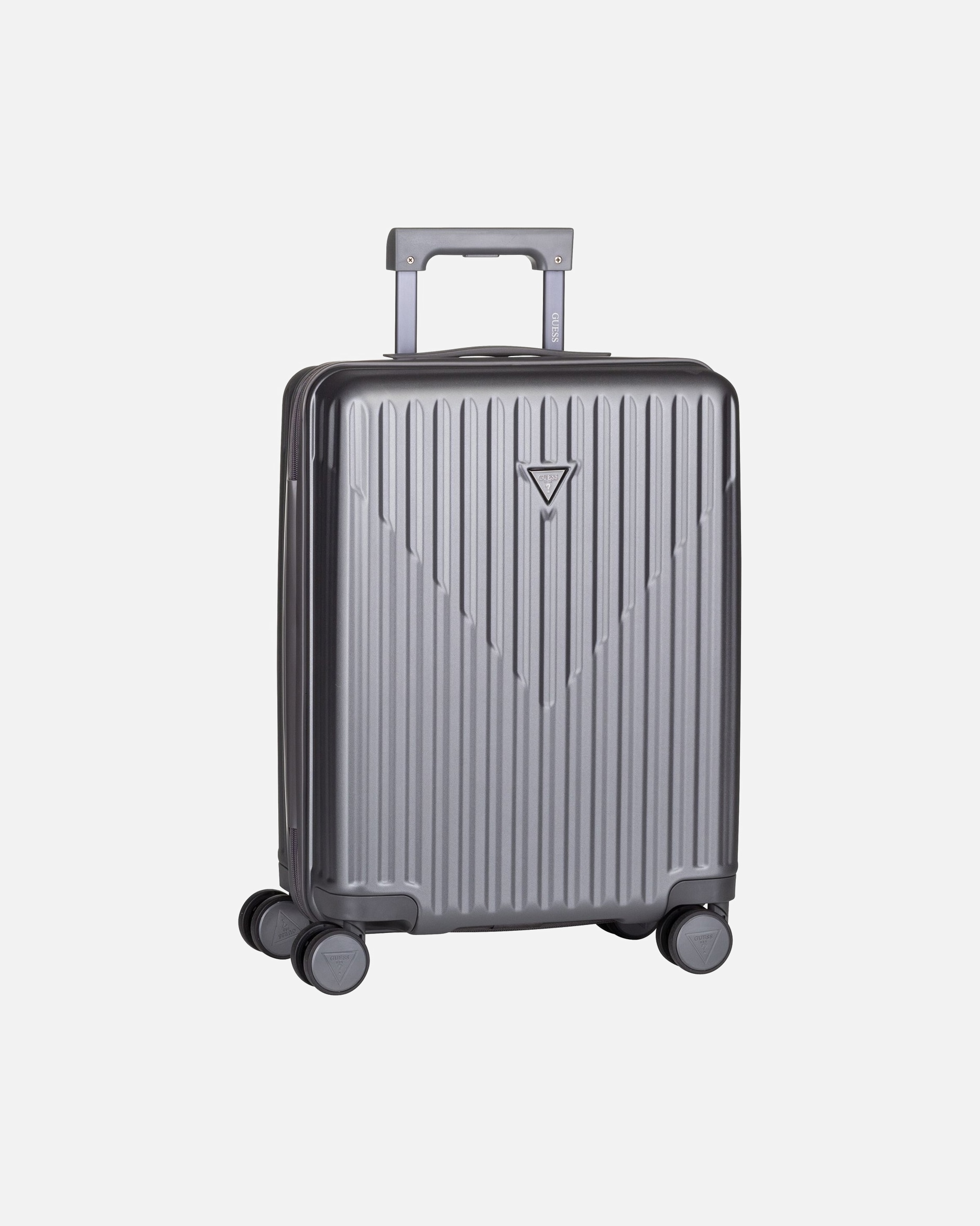 Handgepäckkoffer für Unisex Guess Trolley Olbia Cabin P Gunmetal