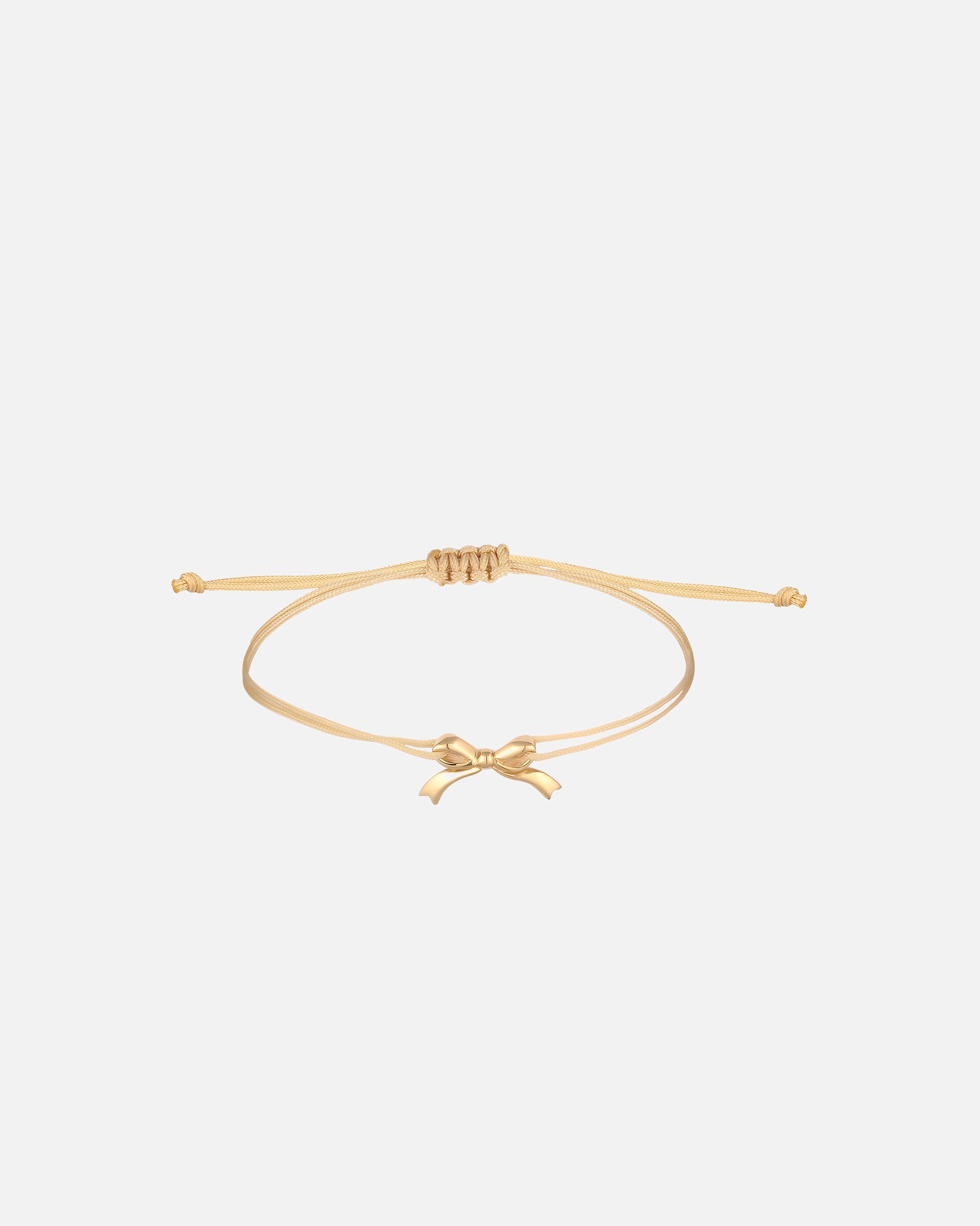Armband für Weiblich Elli Schleife Textilarmband 925 Silber goldfarben