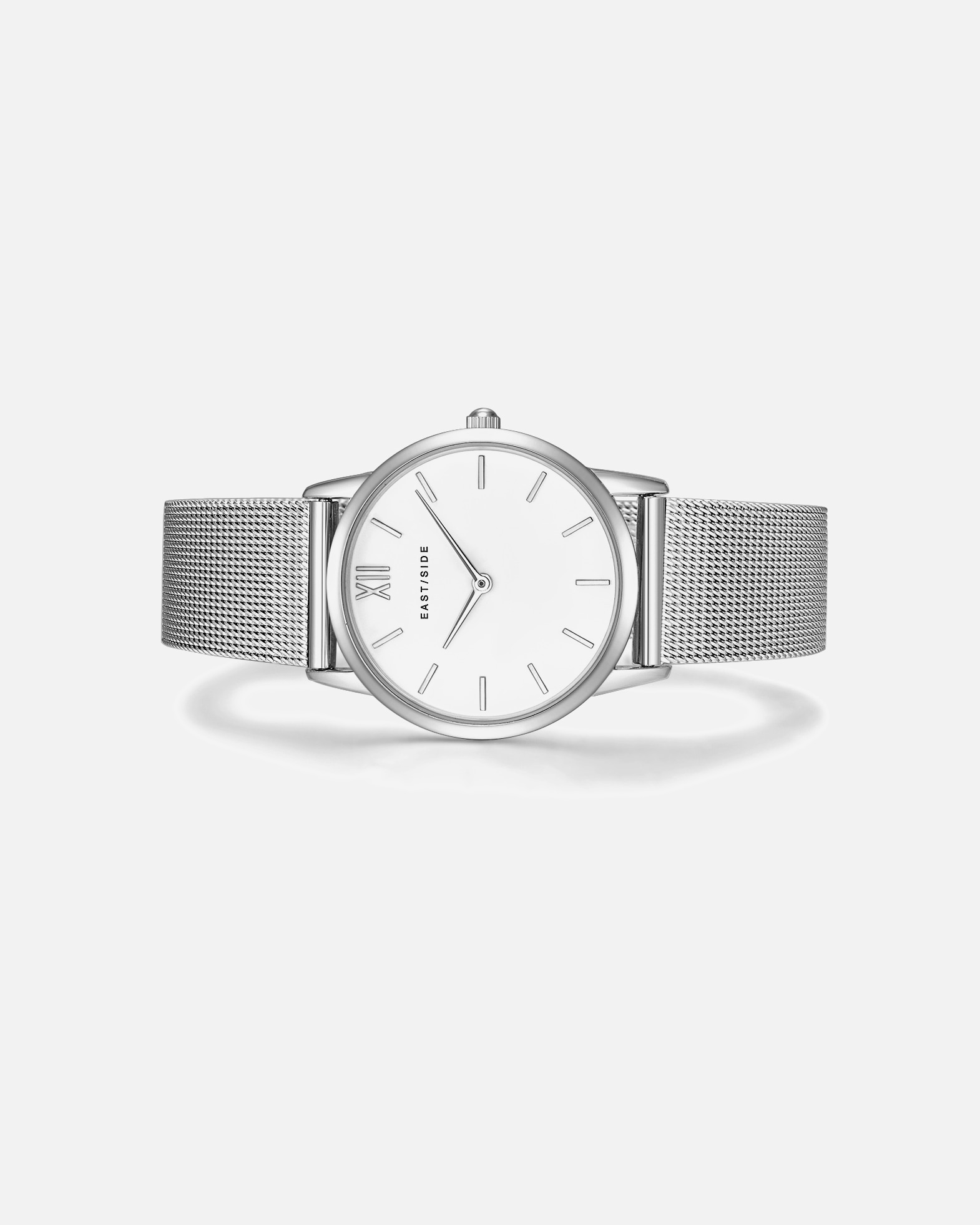 Uhr für Weiblich Eastside Quarzuhr Upper Union in Silber Edelstahl in Silber 33,0 mm