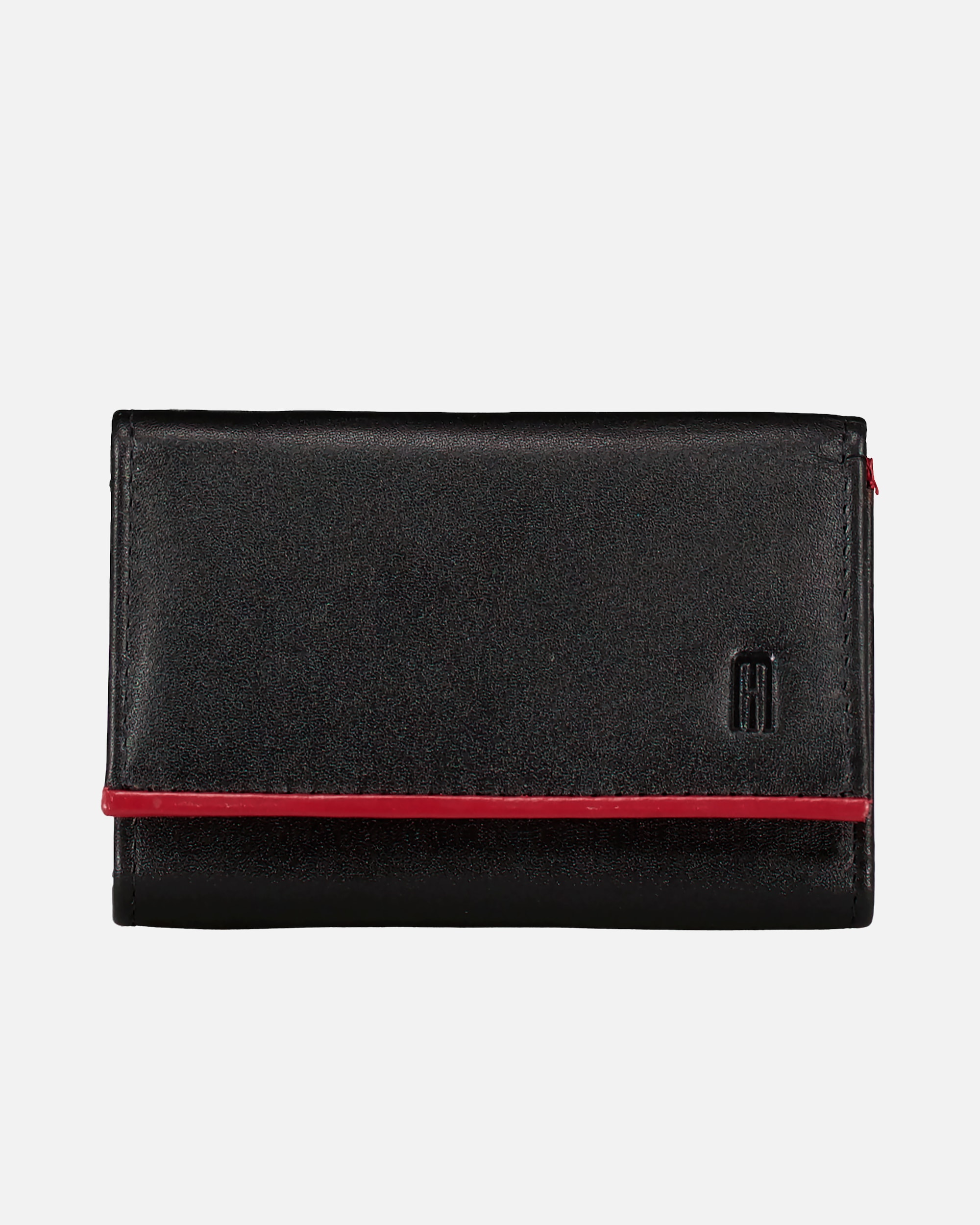 Portemonnaie für Weiblich Hausfelder Manufaktur Geldbörse Multicolor Schwarz Rot