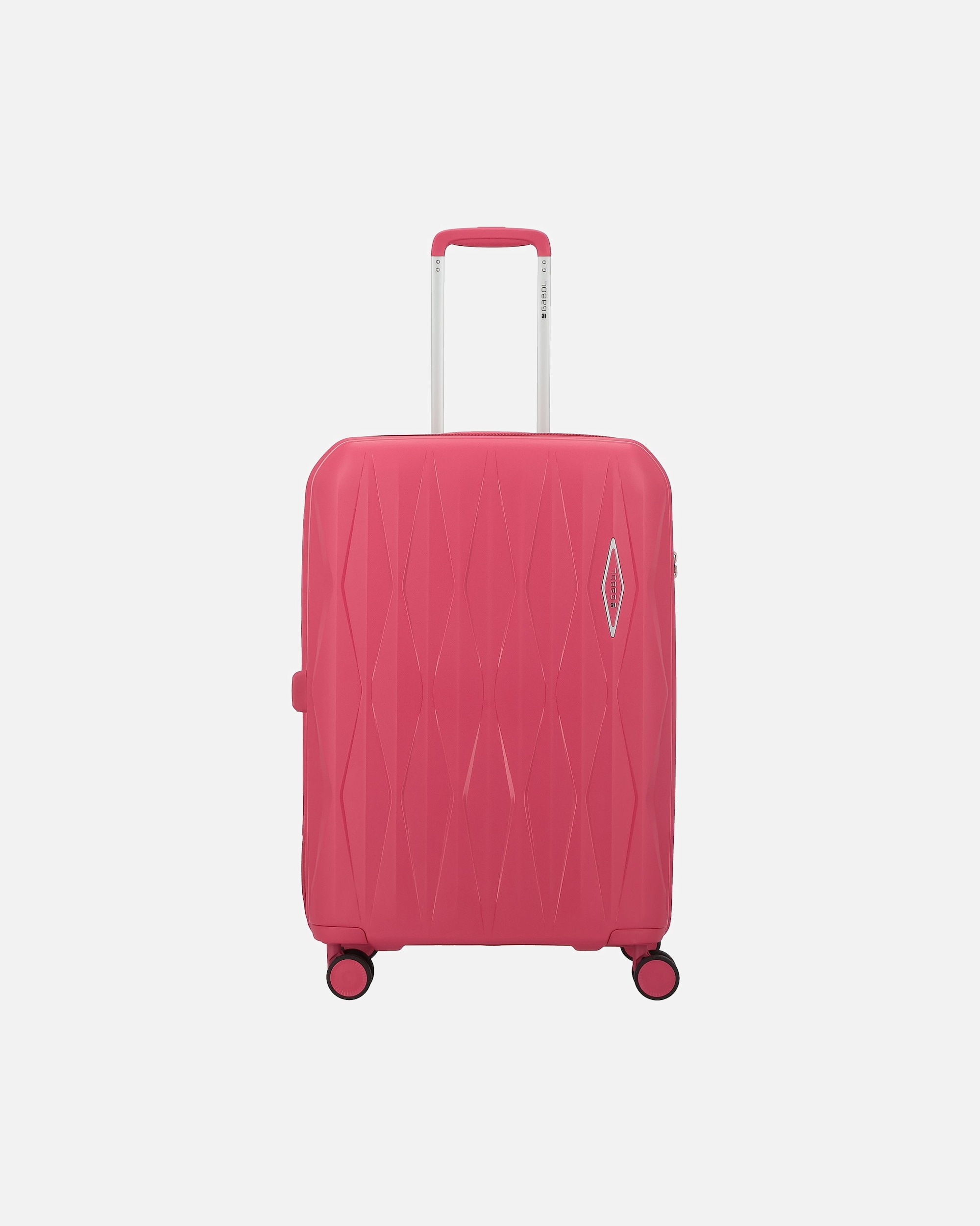 Koffer für Männlich Gabol Infinity 4 Rollen Trolley 66 cm mit Dehnfalte fucsia
