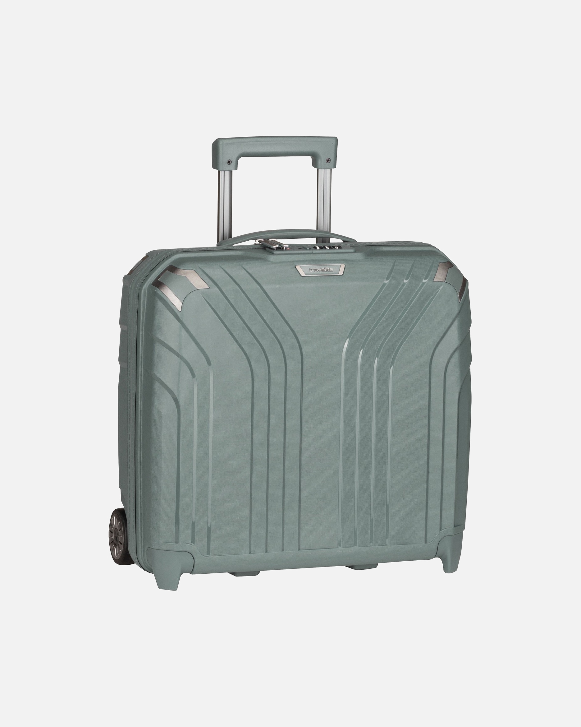 Handgepäckkoffer für Unisex Travelite Pilotenkoffer Elvaa Businesswheeler Blaugrau