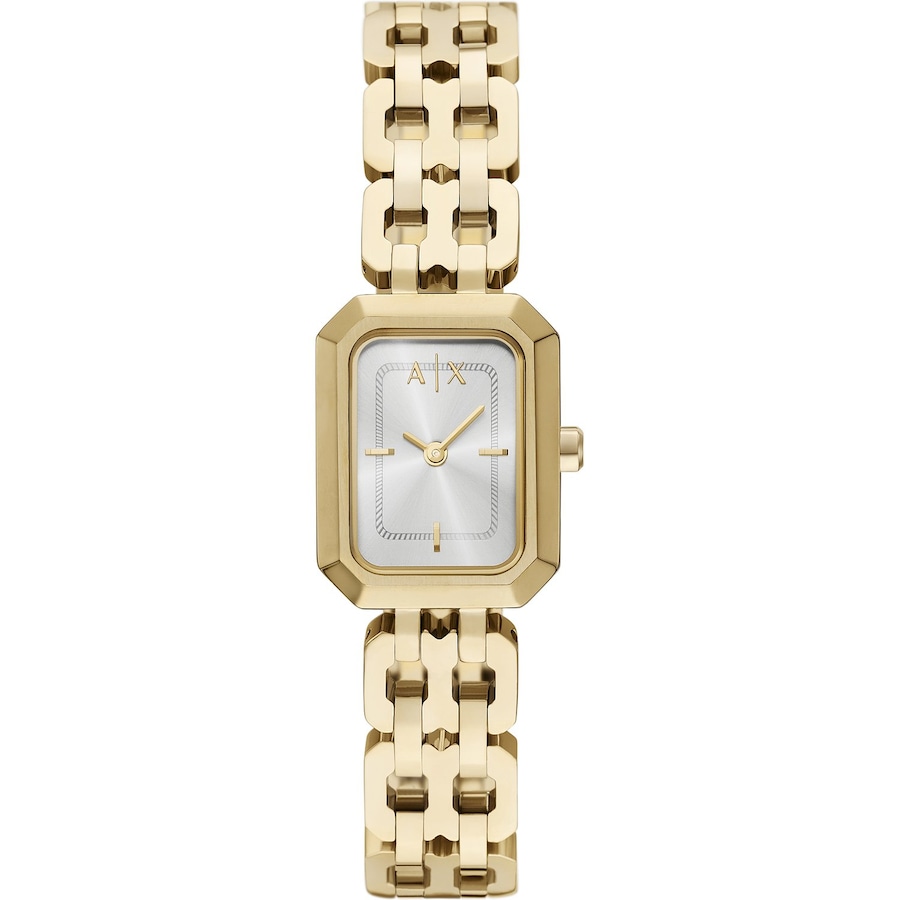 Armani Exchange Damenuhr Edelstahl gold Damen