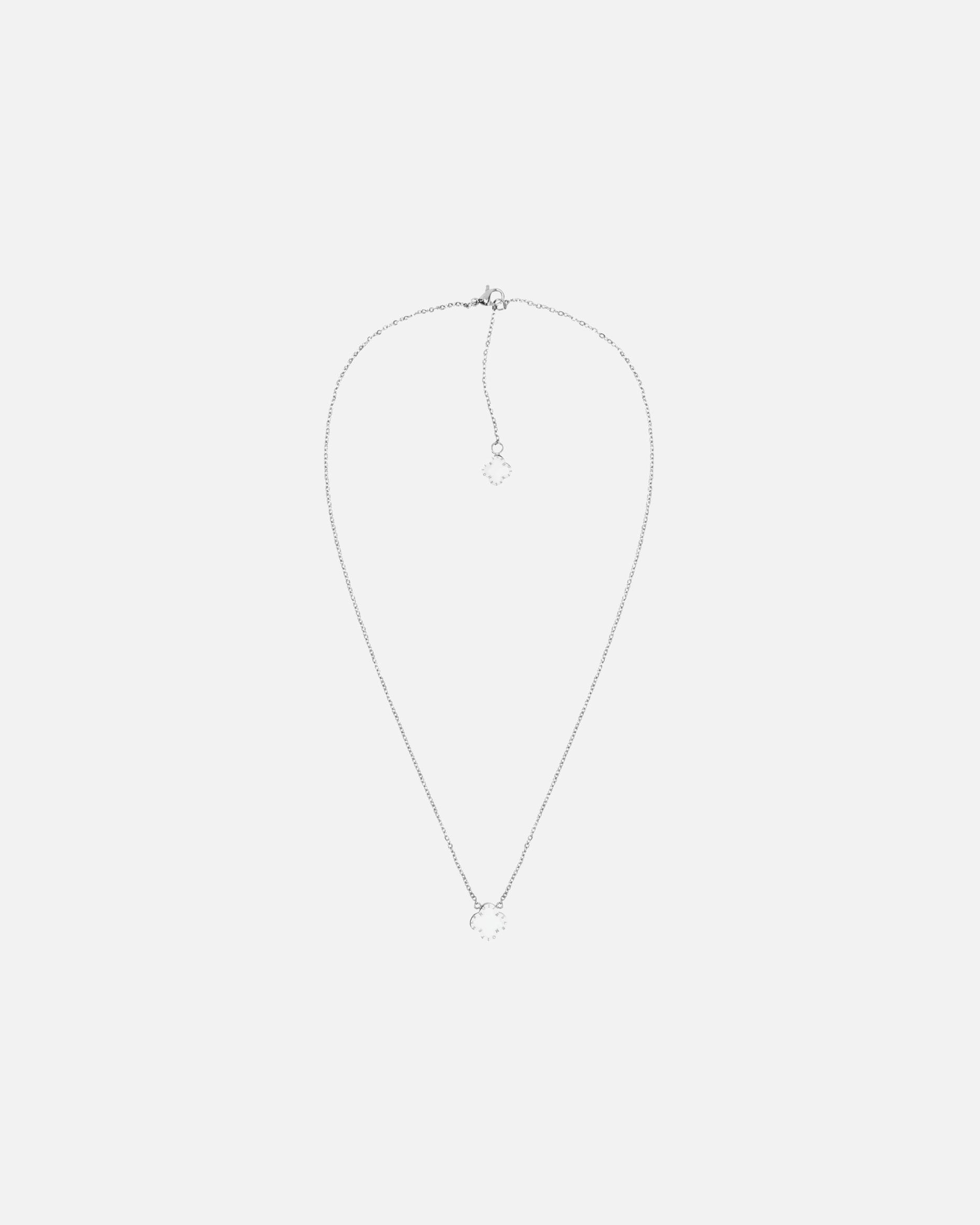 Halskette für Weiblich Lenoites Kette Mit Anhänger 'Four-leaf Clover Mini' silver white