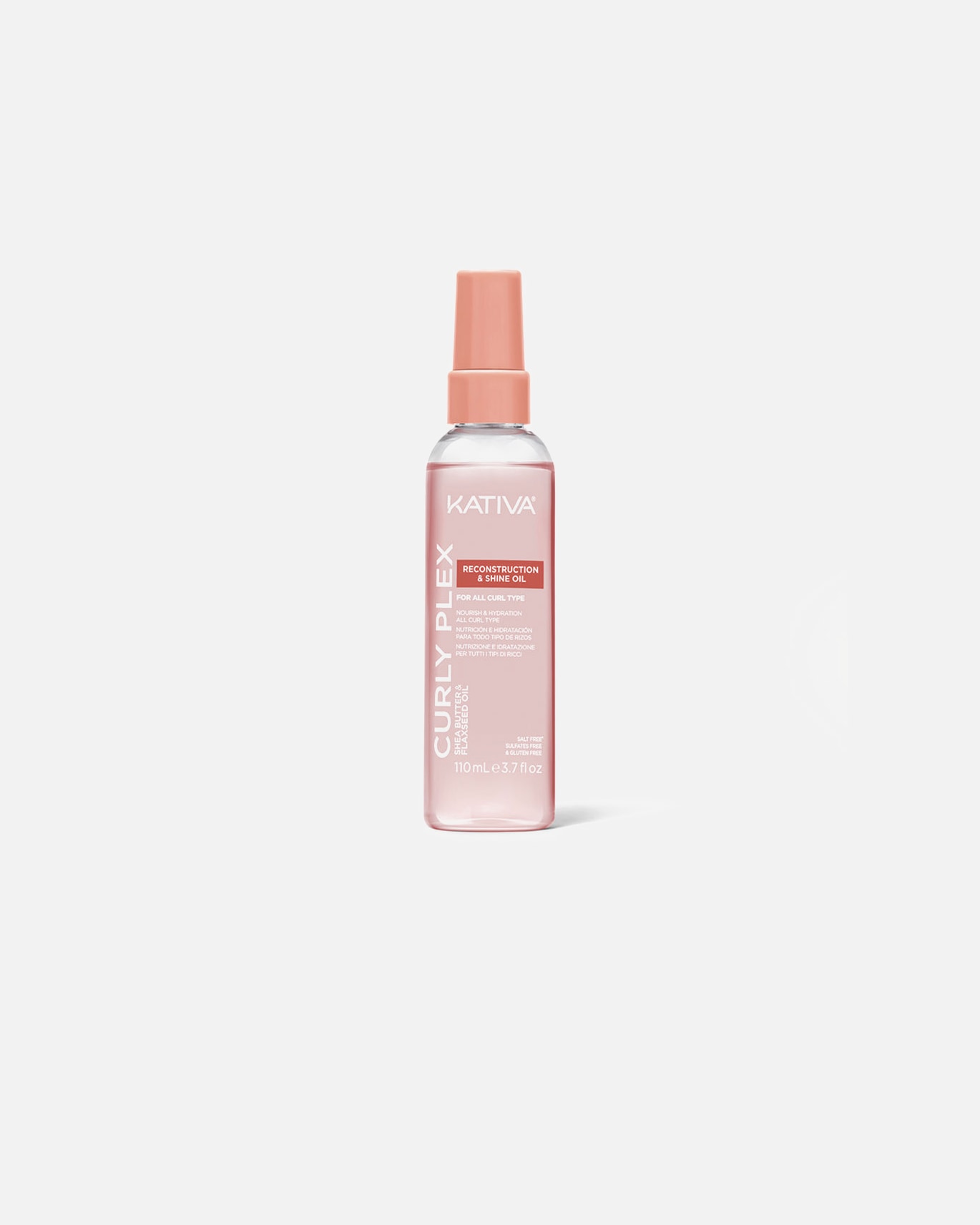 Haaröl für Unisex Kativa KATIVA CURLY PLEX Regenerierendes und glanzverstärkendes Öl für Locken 110 ml