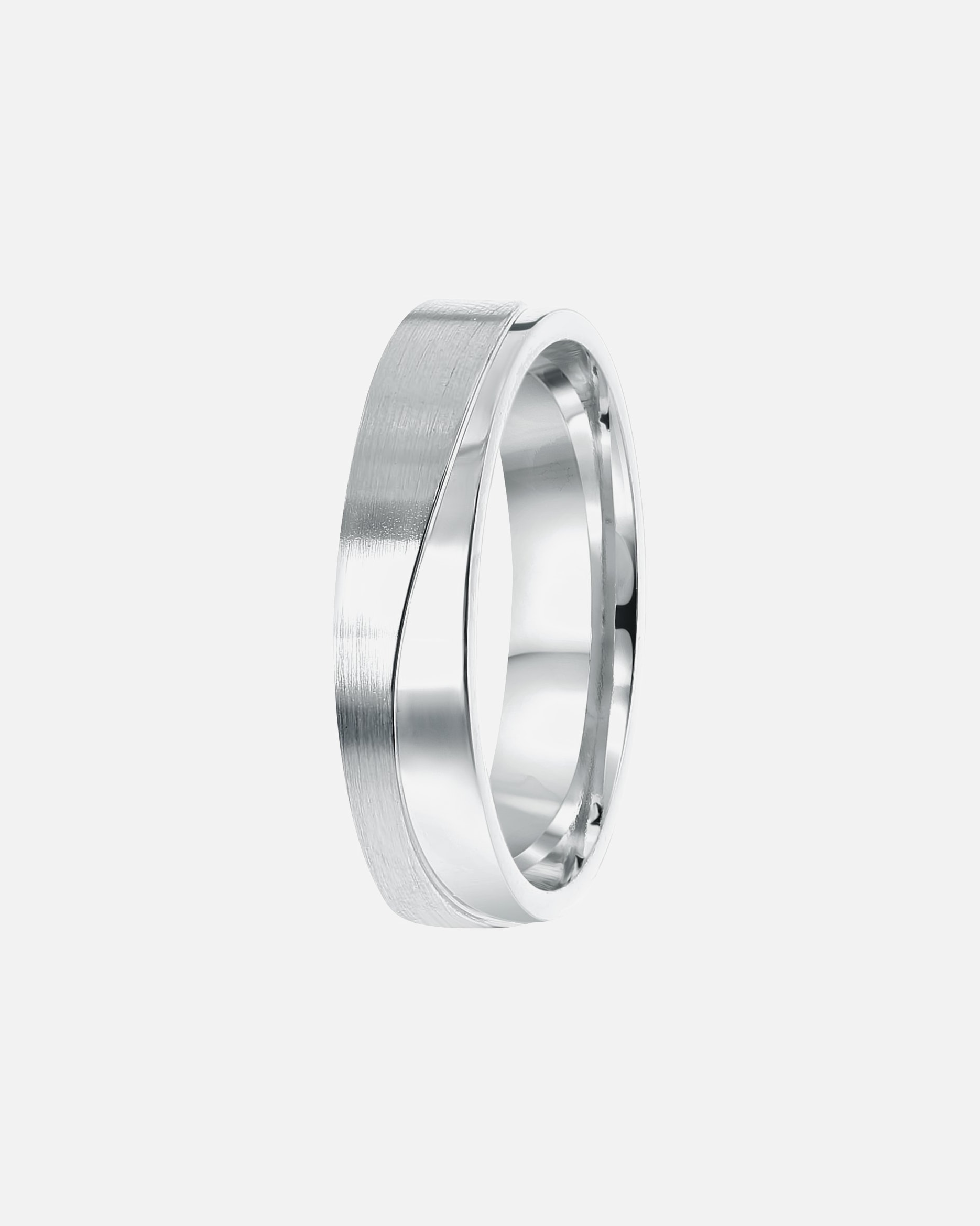 Ring für Männlich Lucardi Ringe 'Santorini' 925 Silber - silbern 66mm