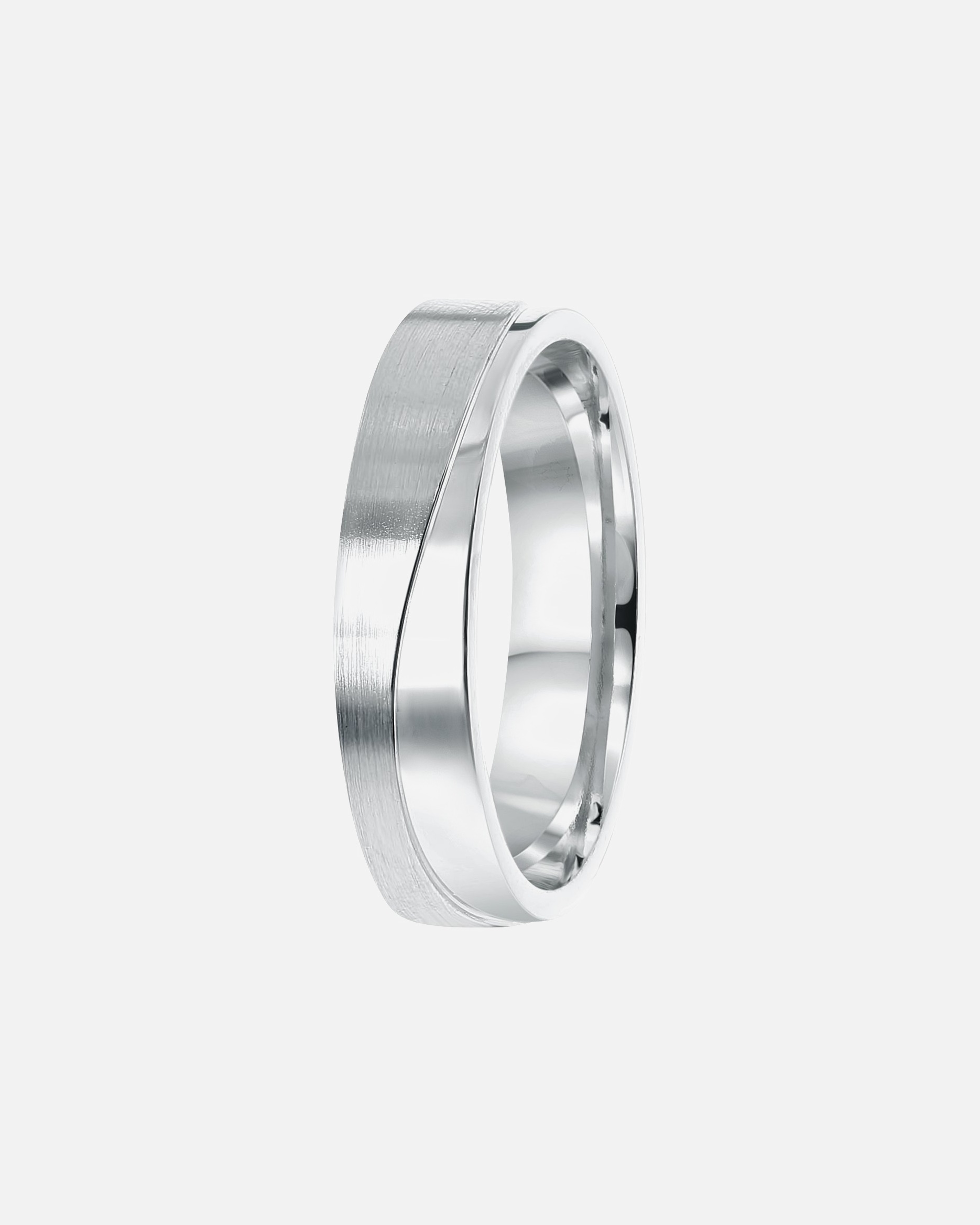 Ring für Männlich Lucardi Ringe 'Santorini' 925 Silber - silbern 69mm