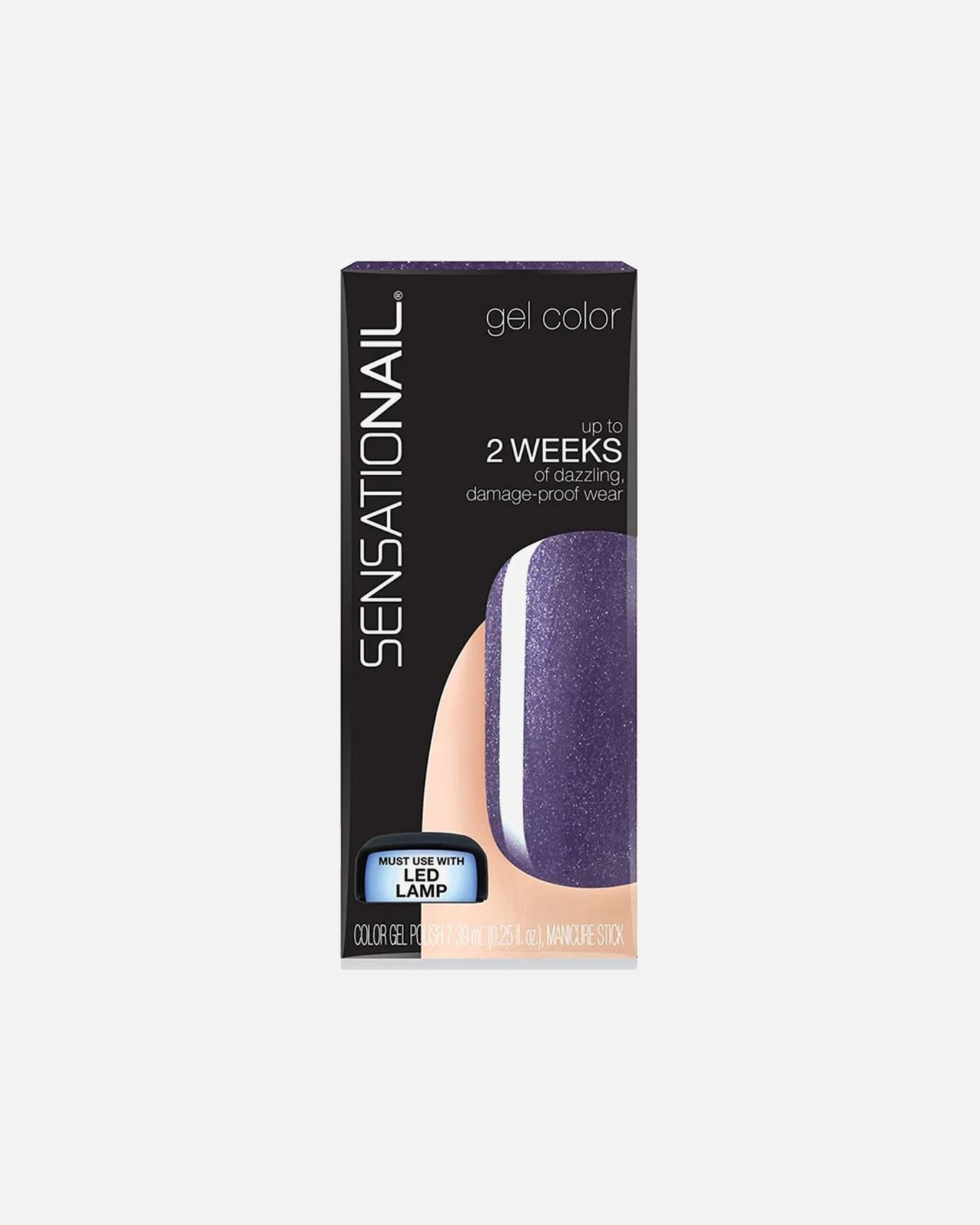 UV-Nagellack für Unisex Sensationail Farb-Gel-Nagellack Iron mama
