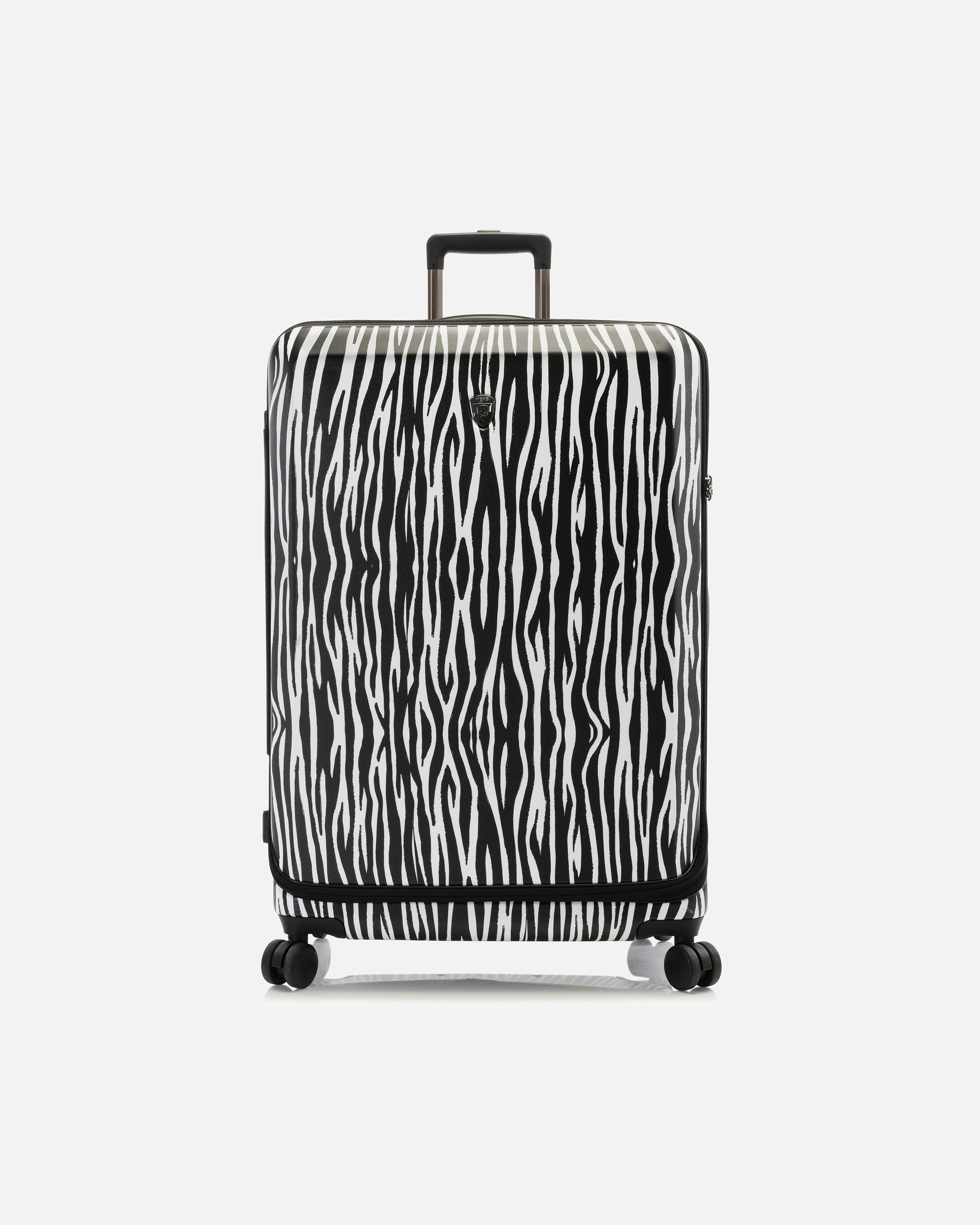 Koffer für Männlich Heys EZ Fashion 4 Rollen Trolley L 76 cm mit Dehnfalte zebra