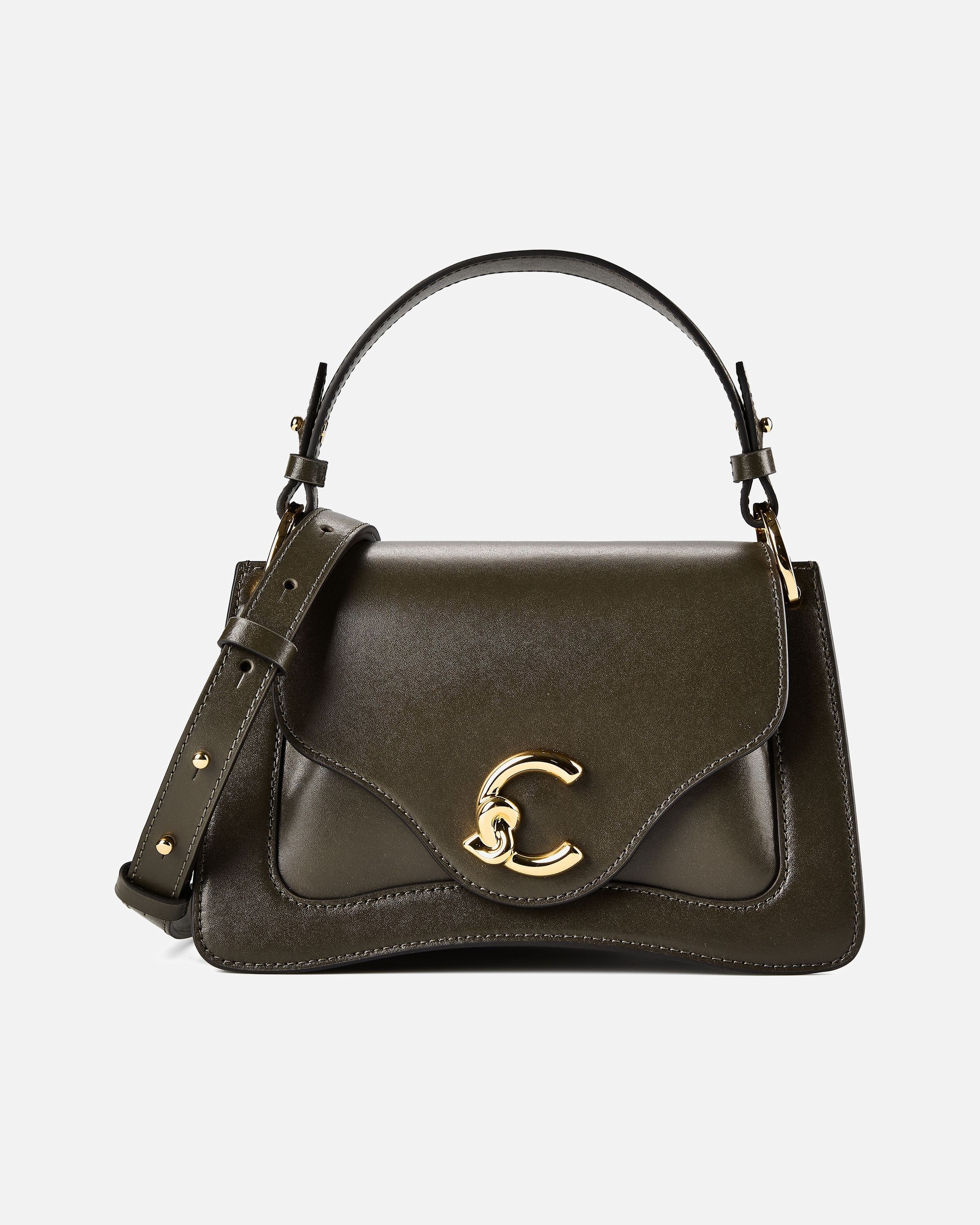 Handtasche für Weiblich Coccinelle Handtasche Coccinelle C-Me Calf fango