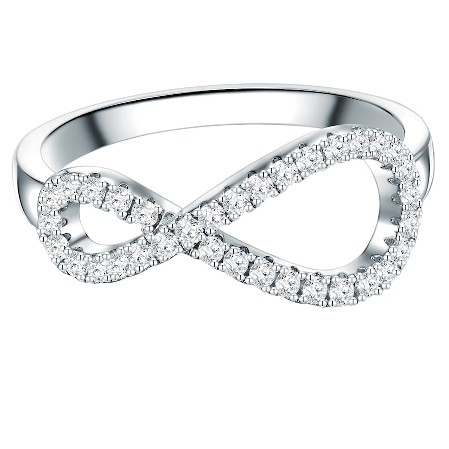Trilani Ring Sterling Silber Zirkonia in 50 Damen