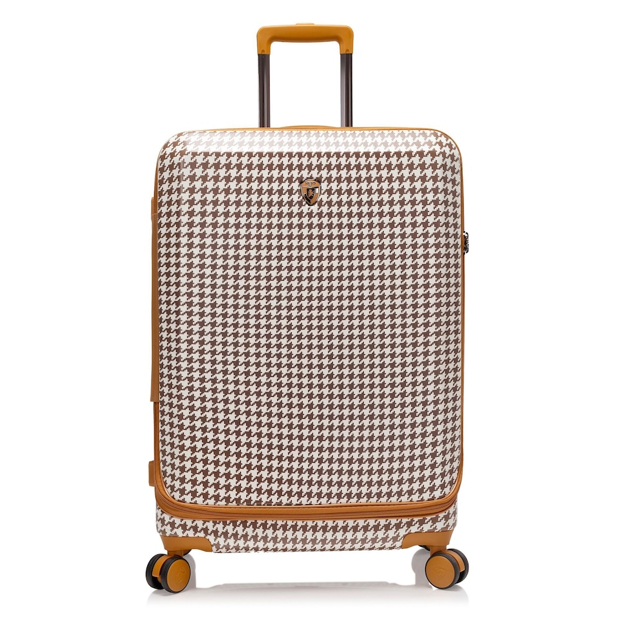 Heys EZ Fashion 4 Rollen Trolley M 66 cm mit Dehnfalte brown houndstooth Coral Herren