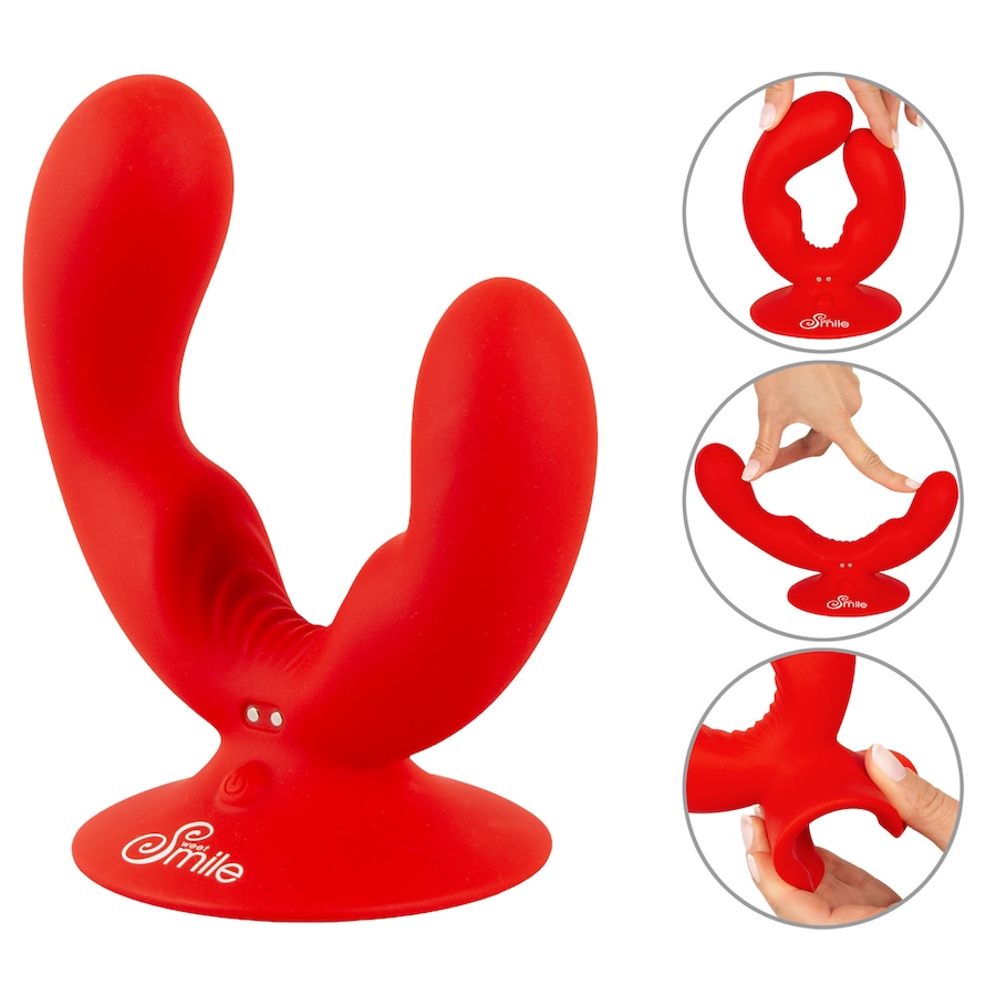 Sweet Smile Doppelvibrator Dual Vibrator rot