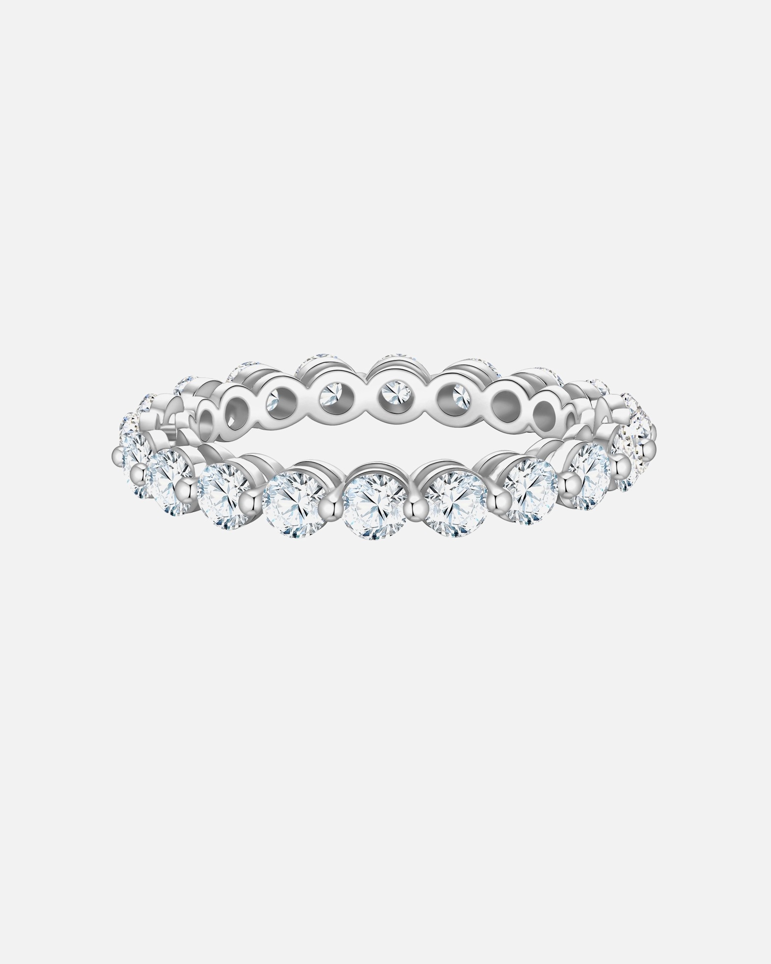 Ring für Weiblich Glanzstücke München Ring Sterling Silber Zirkonia weiß 48