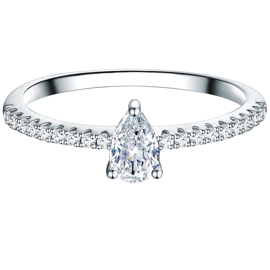 Trilani Ring aus Sterling Silber in silber mit Zirkonia 60 Damen