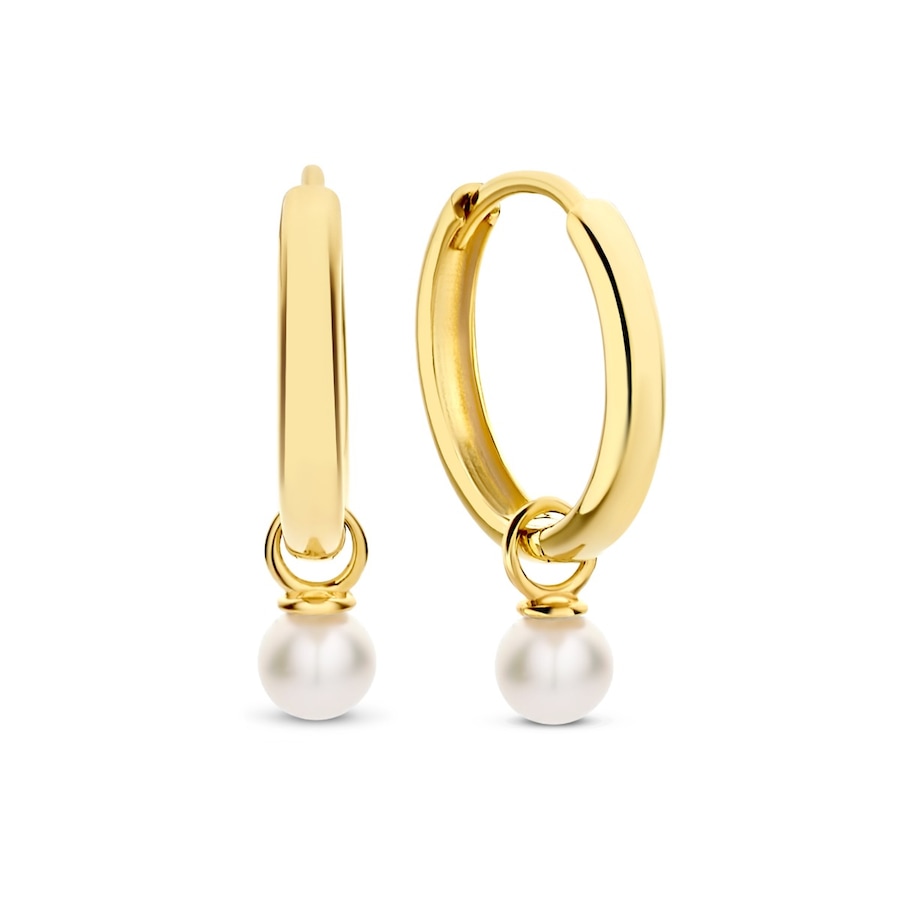 Isabel Bernard Ohrringe Belleville Luna 14 Karat Gold Damen