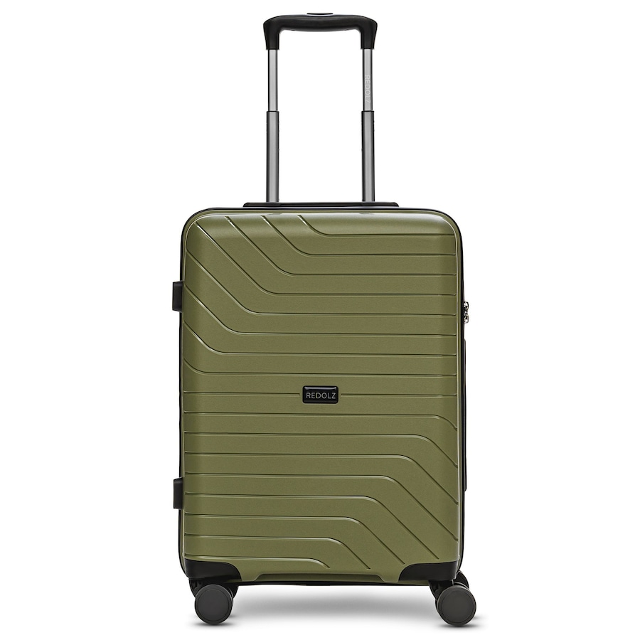 Redolz Essentials 05 CABIN 4 Rollen Kabinentrolley 55 cm dark-olive 2 Grün Herren