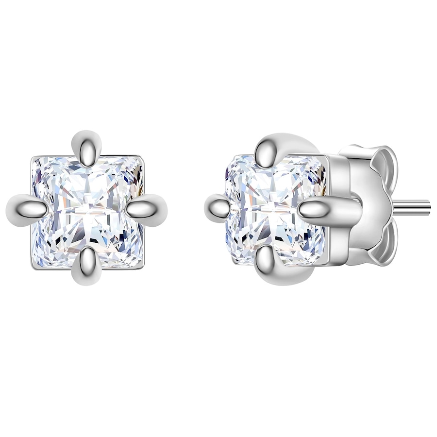 Glanzstücke München Ohrstecker aus Sterling Silber in mit Zirkonia 5,5 mm Damen