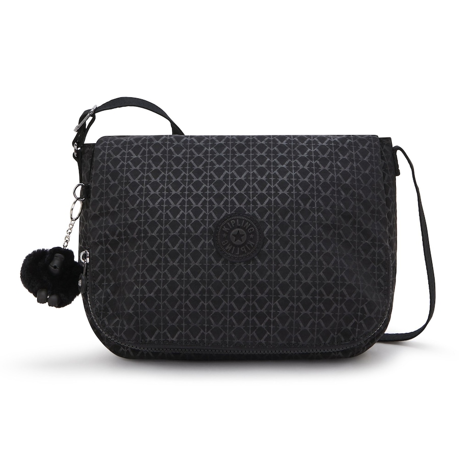 Kipling Basic Plus Umhängetasche signature emb Schwarz Damen