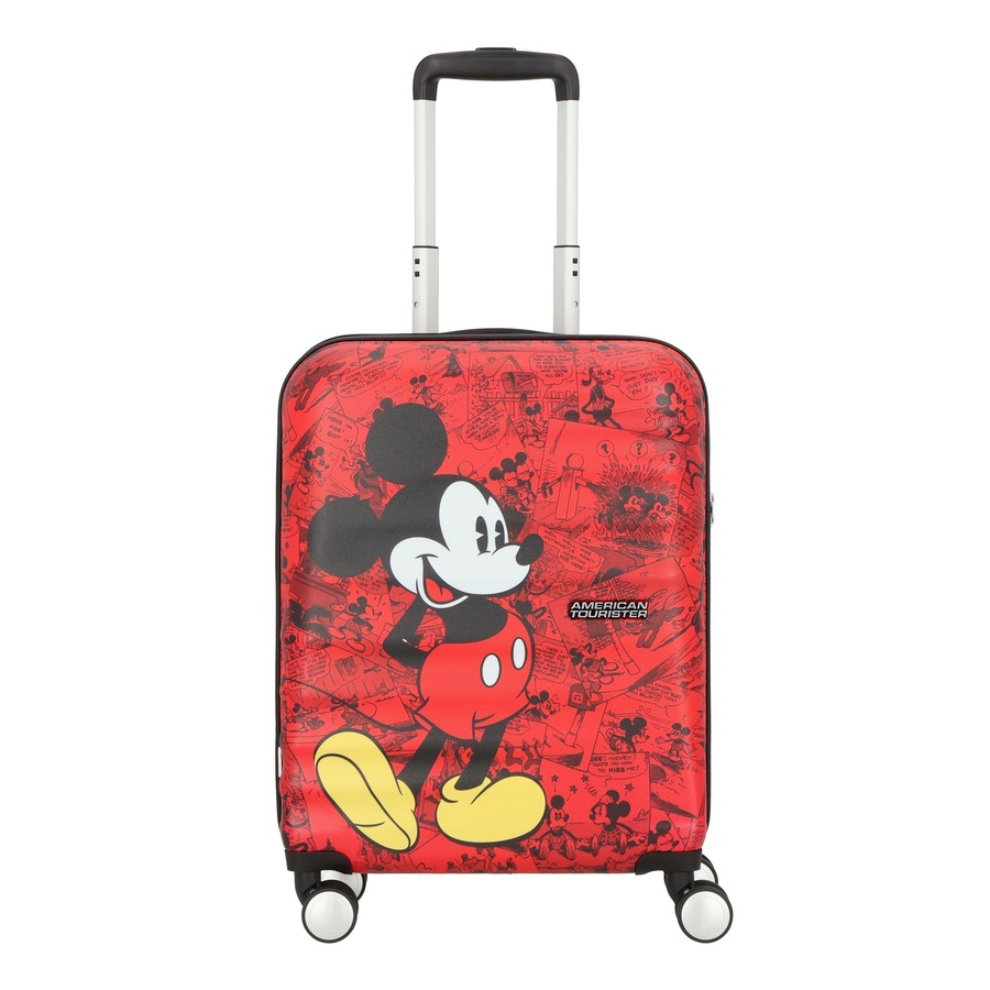 American Tourister Wavebreaker Disney 4 Rollen Kabinentrolley 55 cm mickey comics red Rot Herren