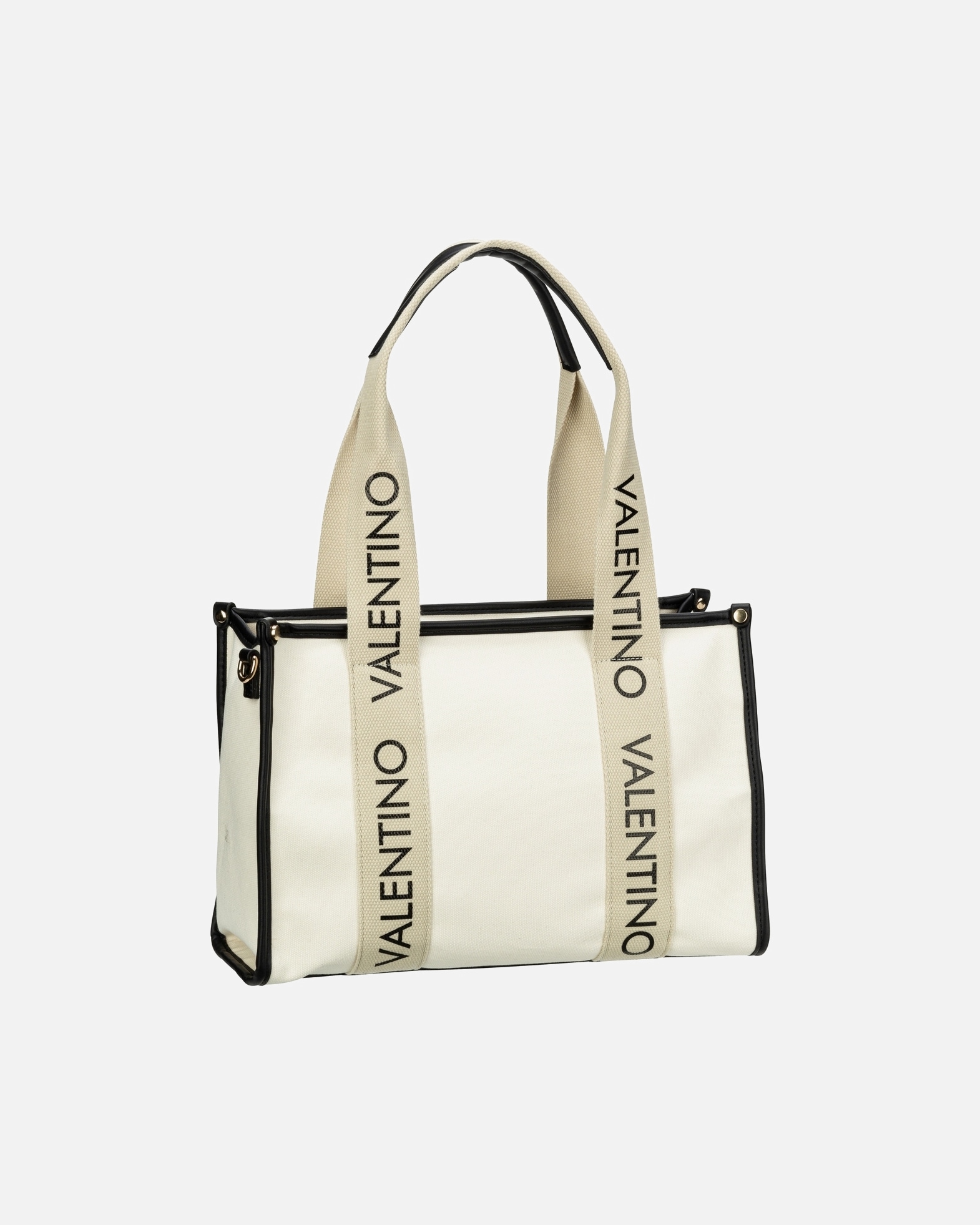 Shopper für Weiblich Valentino Bags Shopper Candle Naturale/Nero