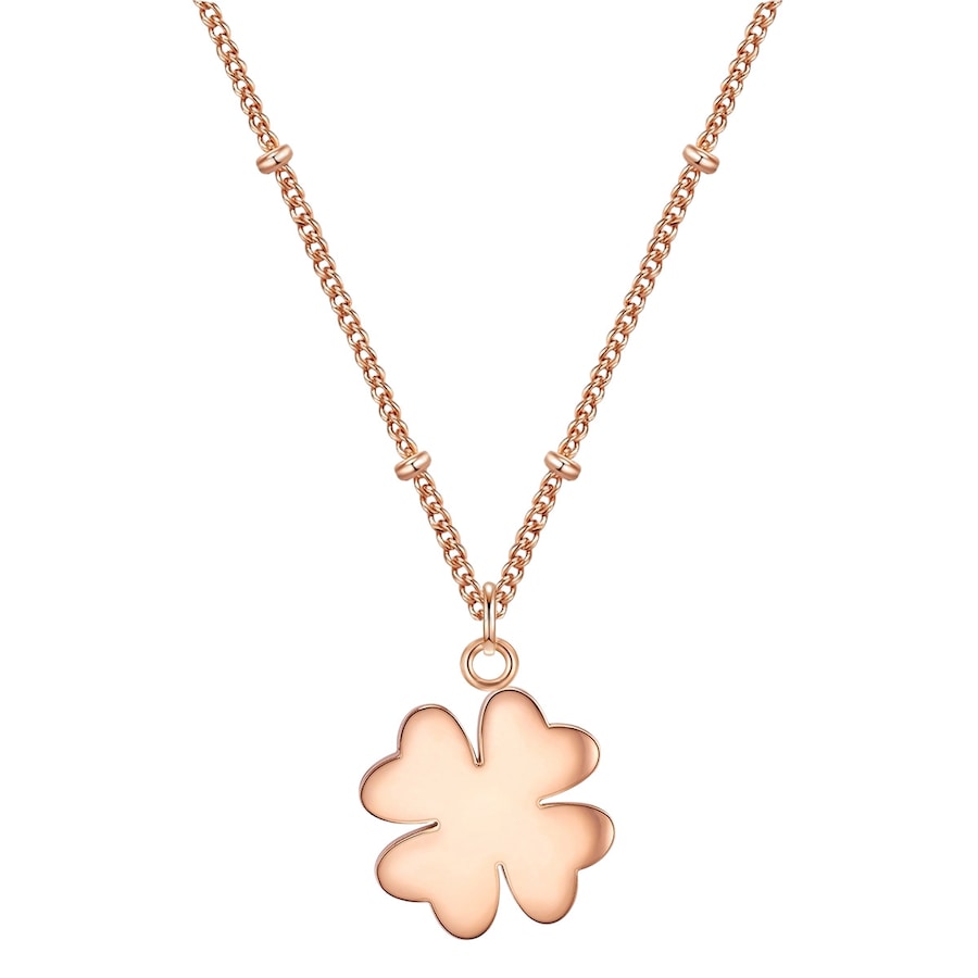 Eastside Halskette Kleeblatt Edelstahl in Roségold Rosegold Damen