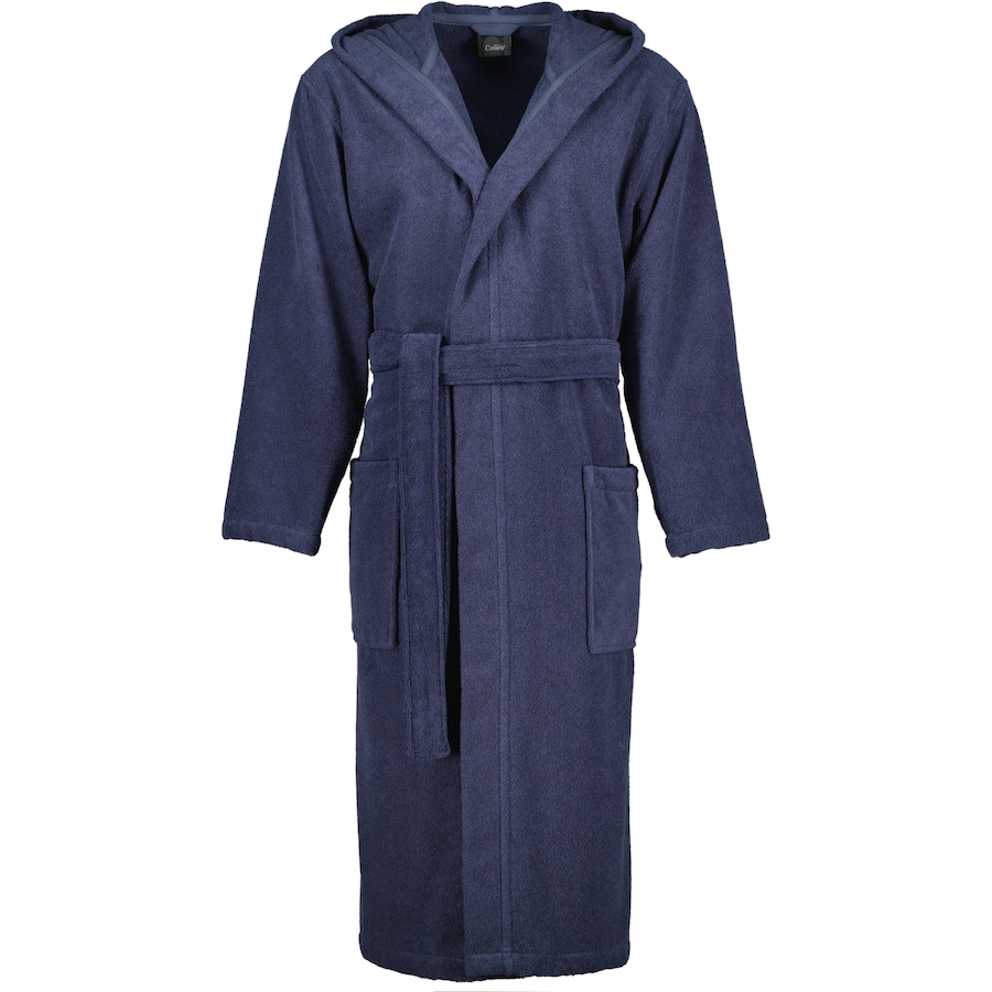 Cawö Bademäntel Herren Kapuze Classic 842 blau - 17 4XL