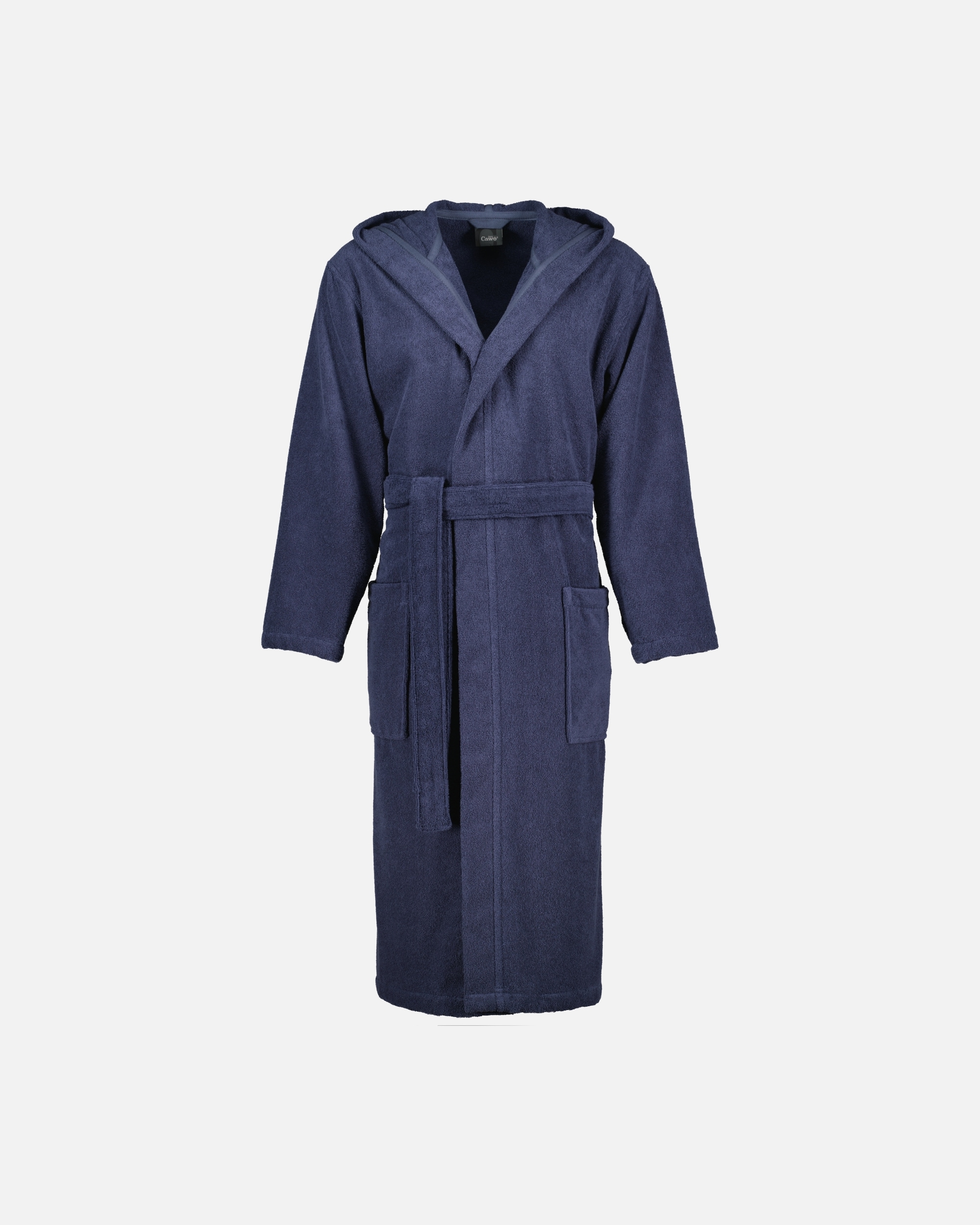 Bademantel für Unisex Cawö Cawö Bademäntel Herren Kapuze Classic 842 blau - 17 5XL