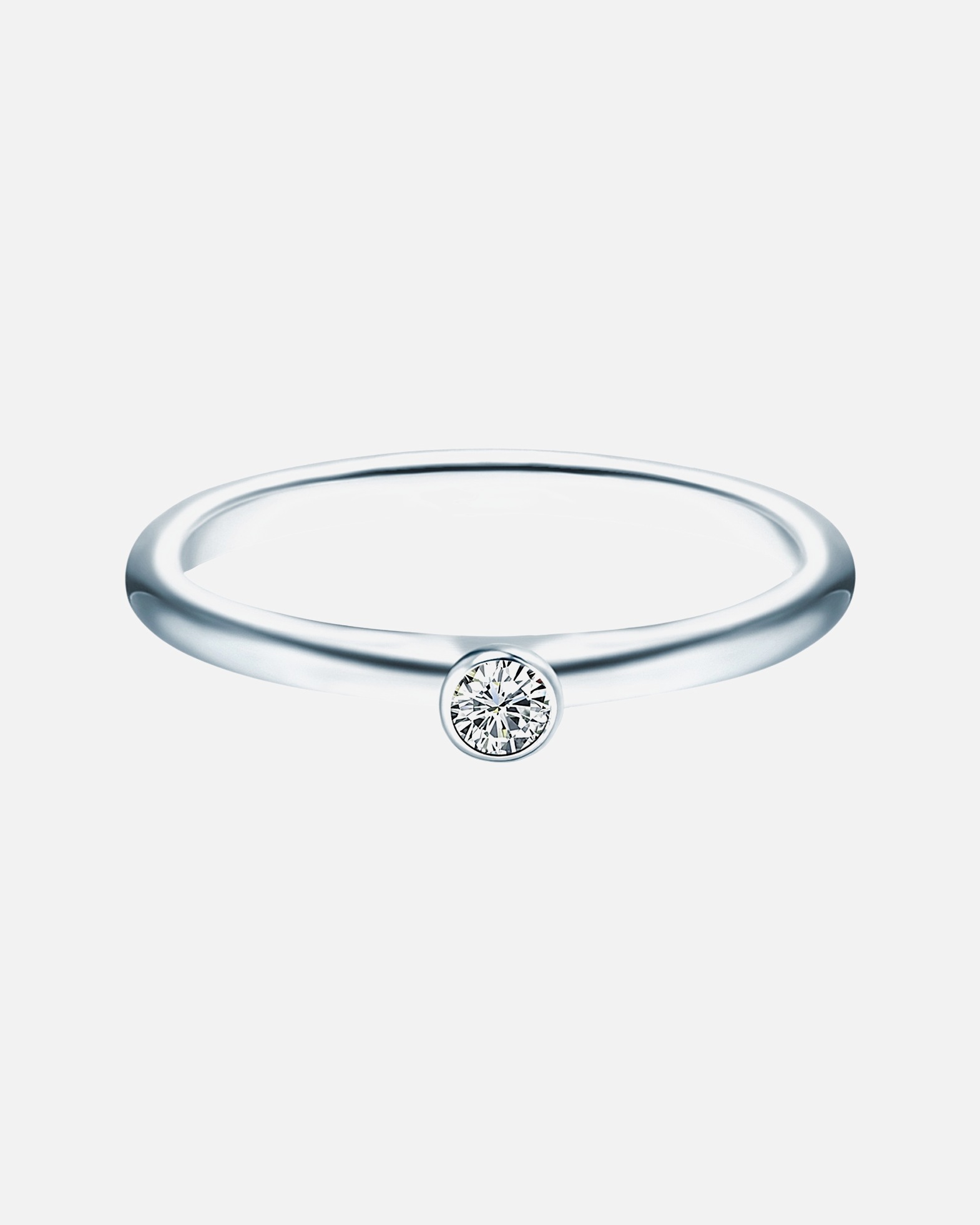 Ring für Weiblich Trilani Ring Sterling Silber Zirkonia in Silber 58