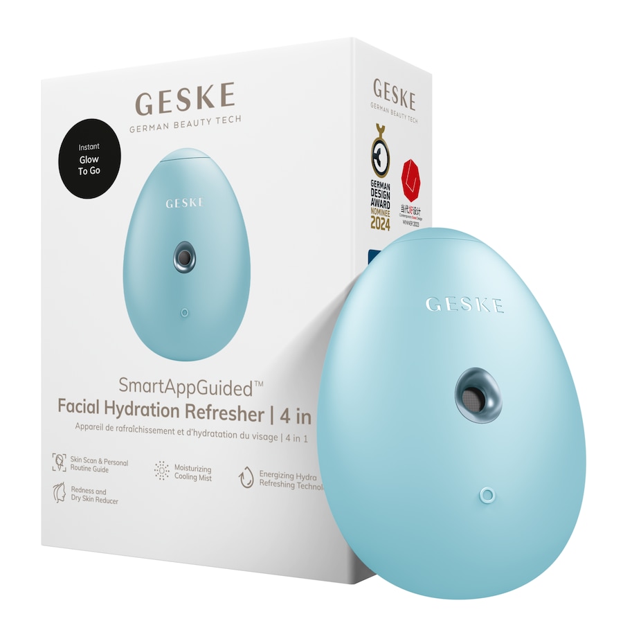 GESKE SmartAppGuided Facial Hydration Refresher | 4 in 1 Turquoise