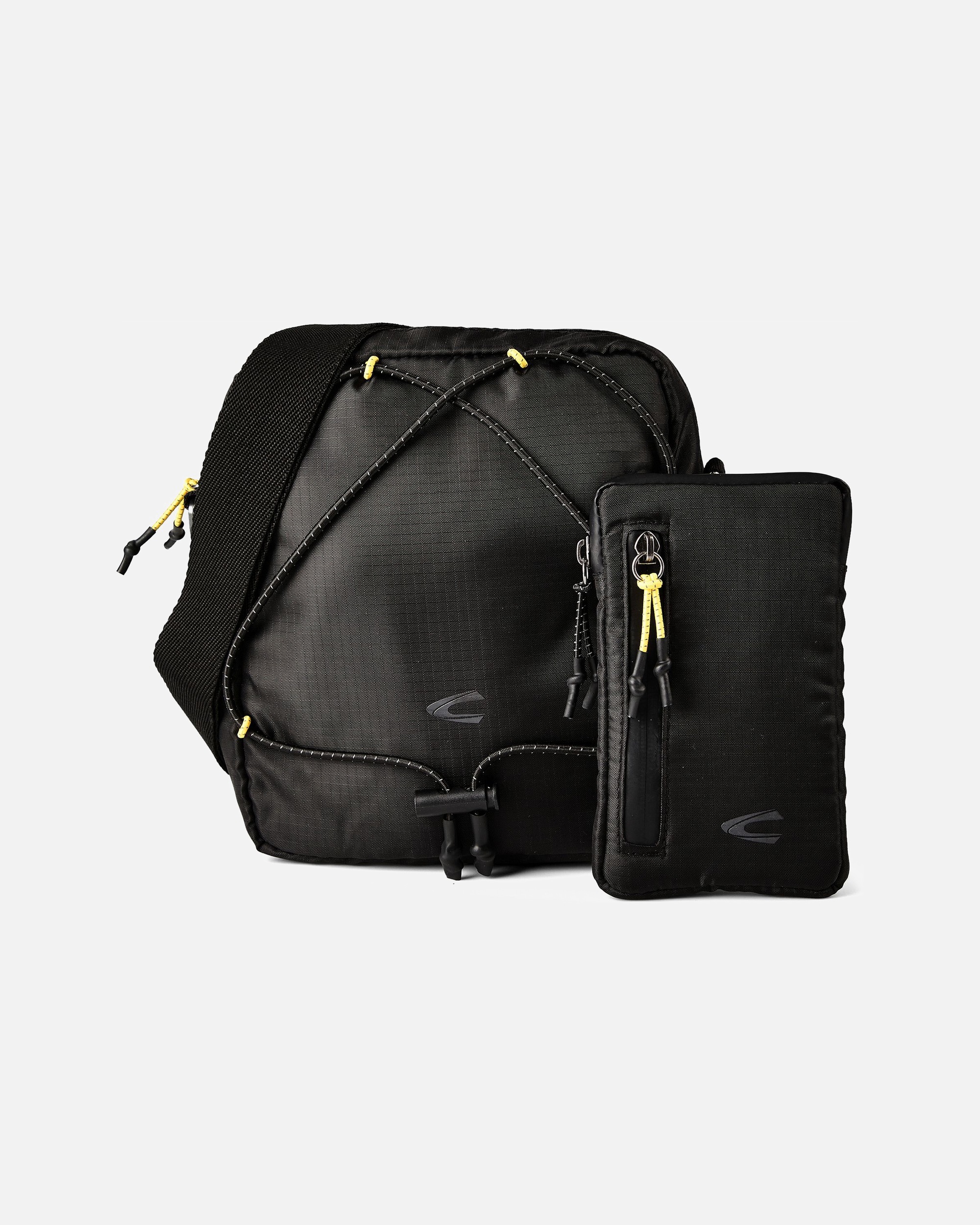 Clutch für Männlich camel active Shores Umhängetasche black