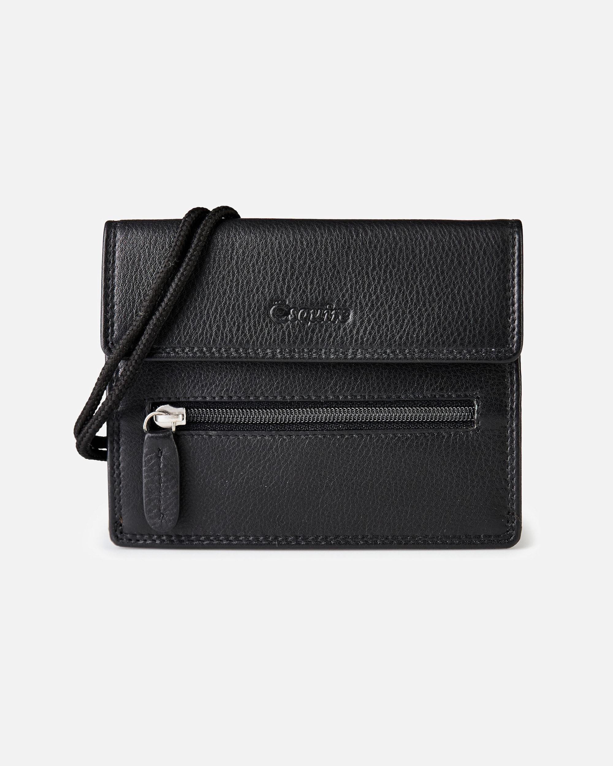 Portemonnaie für Männlich Esquire Duo Brustbeutel schwarz