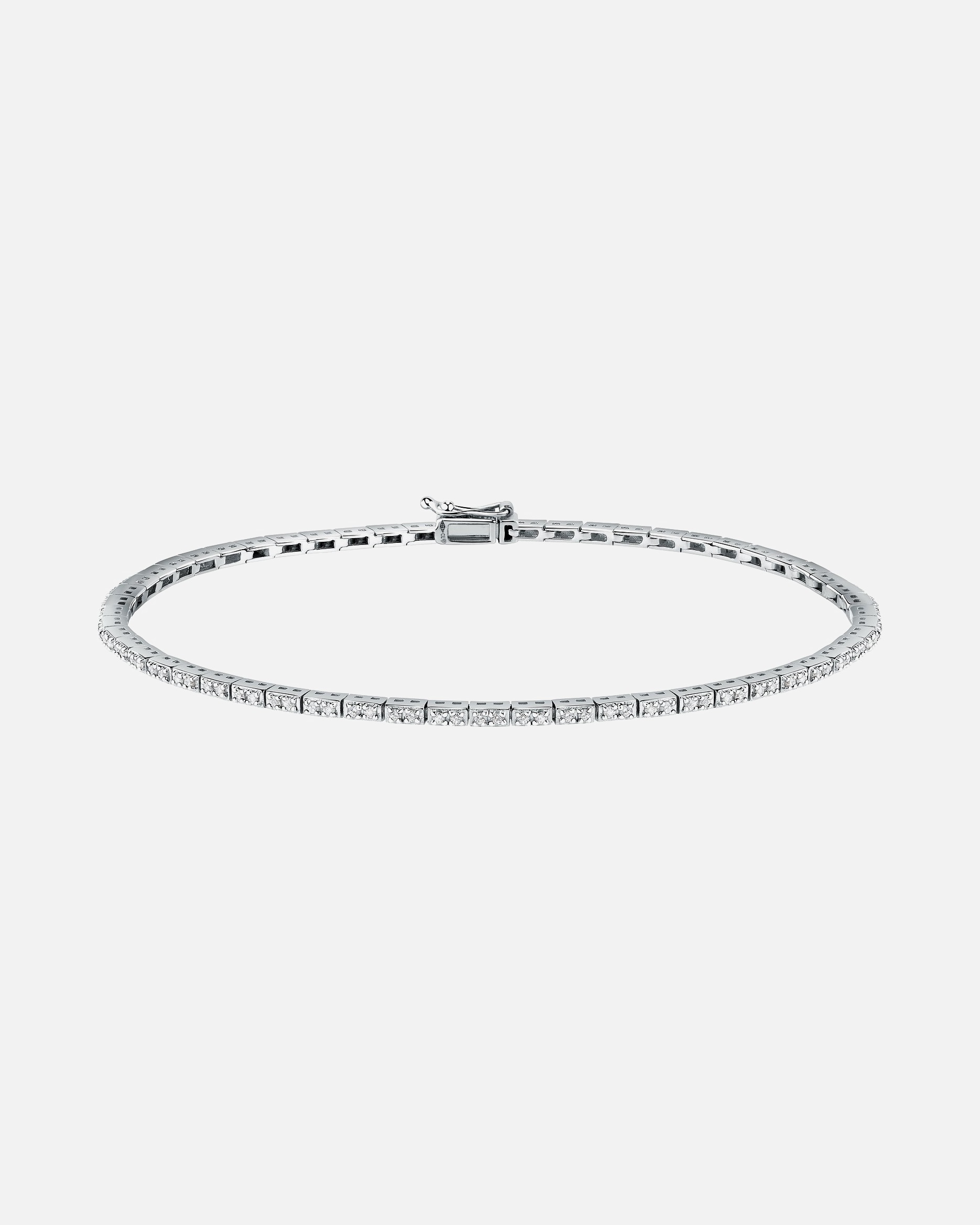 Armband für Weiblich Live Diamond Armband 375er Weißgold, recycelt One Size