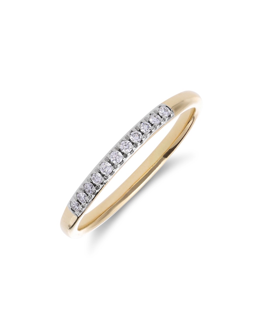 Lucardi Ring 585 Gold 58mm Damen
