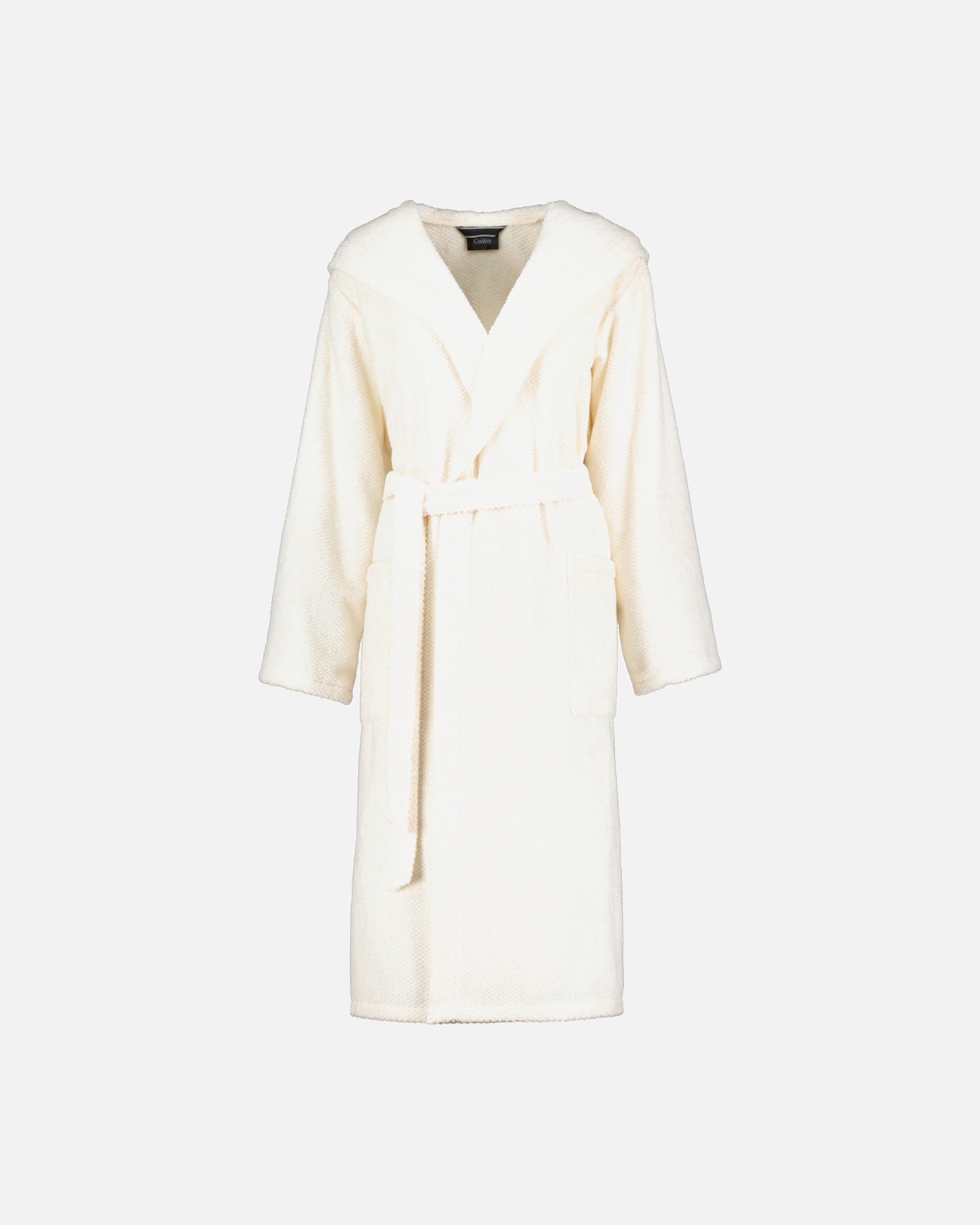 Bademantel für Weiblich Cawö Cawö Bademäntel Damen Kapuze Pure 5223 natur - 356 XL