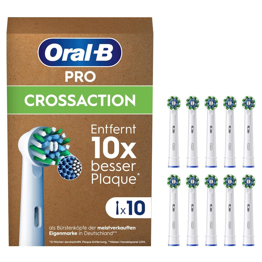 Oral-B Pro CrossAction in Schwarz 1x10St.