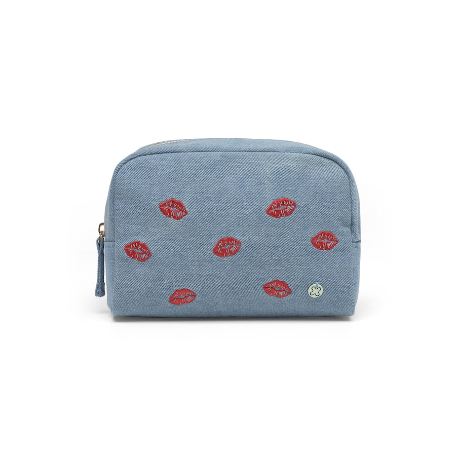 Codello Kosmetiktasche aus Denim mit Stickerei Onesize Damen