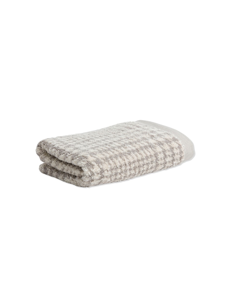 Möve Duschtuch Brooklyn nature/cashmere Silber