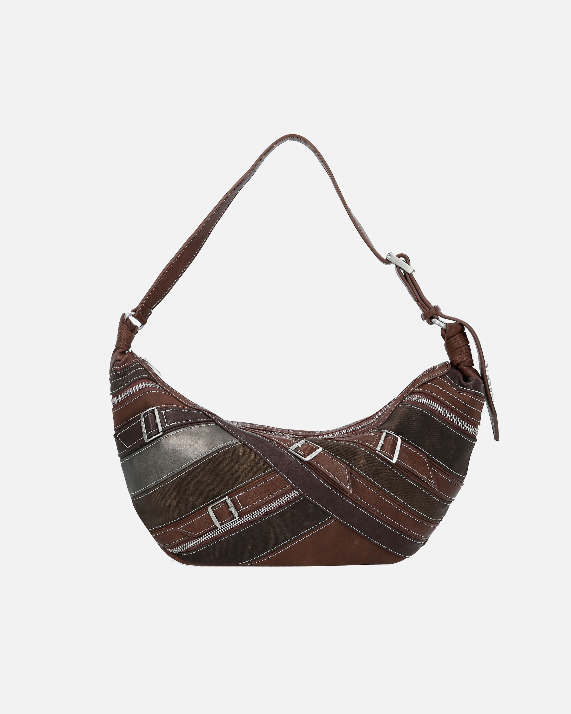 Clutch für Weiblich Desigual Fibonacci Schultertasche braun