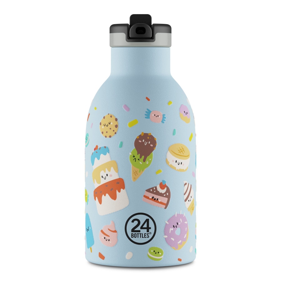 24Bottles Kids Clima Trinkflasche 300 ml sweet friends Grau