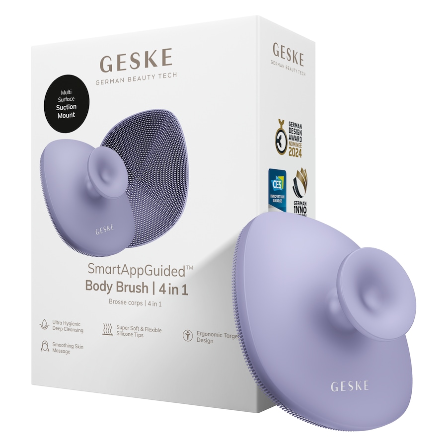 GESKE Body Brush | 4 in 1 Reinigungsbürste für den ganzen Körper Purple