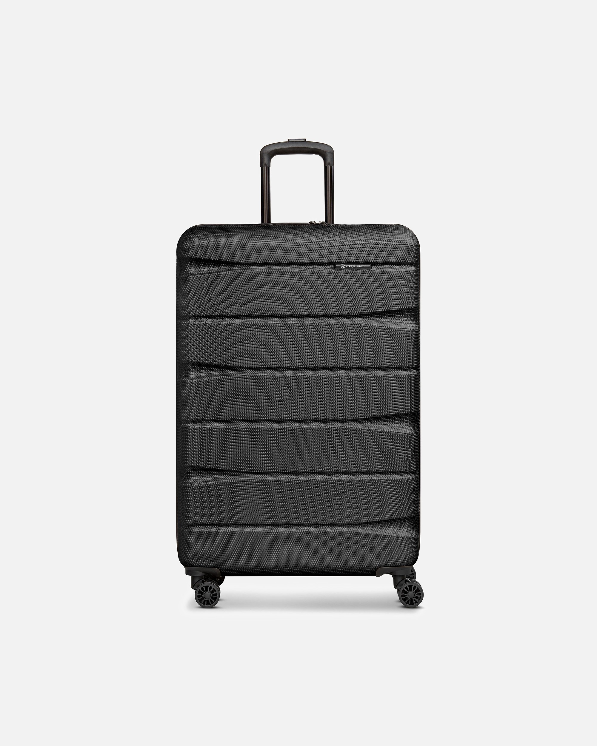 Trolley für Männlich Franky Munich 4.0 4 Rollen Trolley L 76 cm mit Dehnfalte black dull