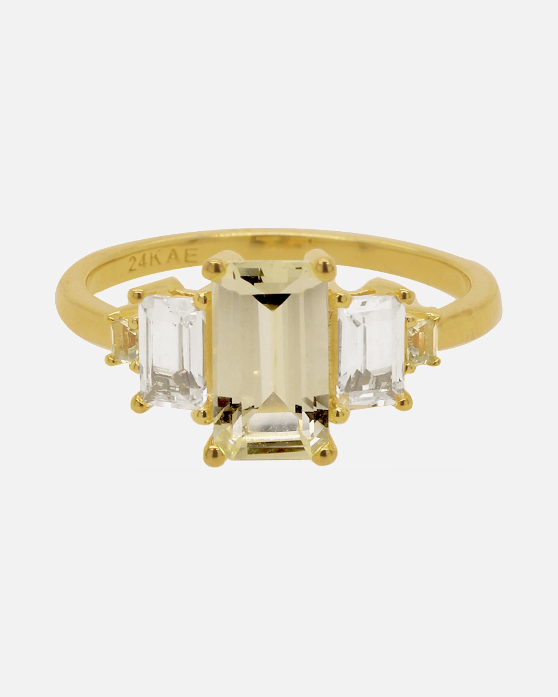 Ring für Weiblich 24kae Damenring 925er Silber 52